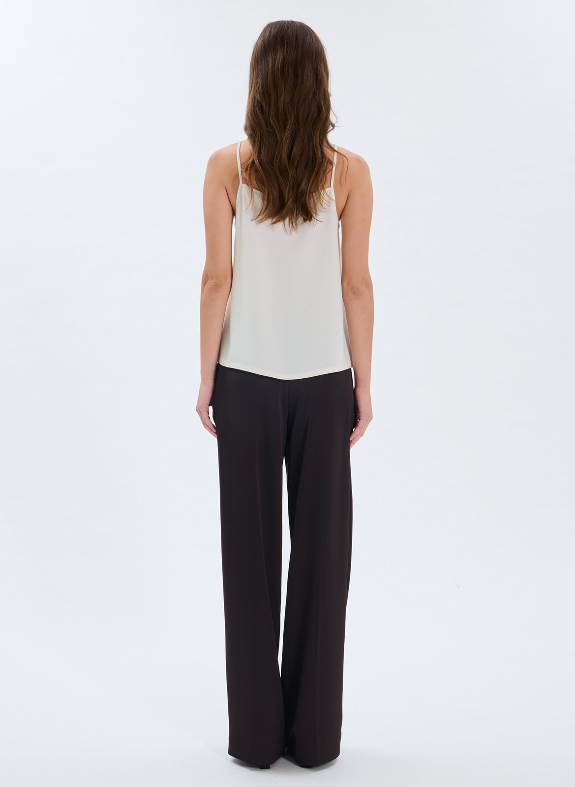 Oversize V-Ausschnitt Top ZAPA Weiss