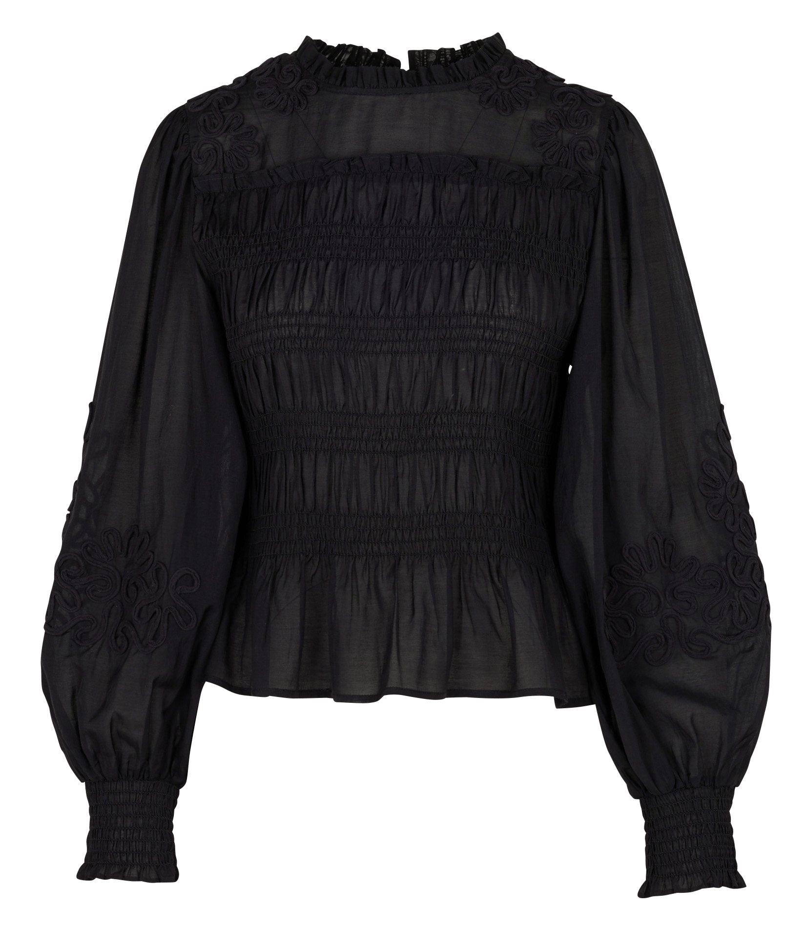 Blouse col rond  LOUISE MISHA Noir