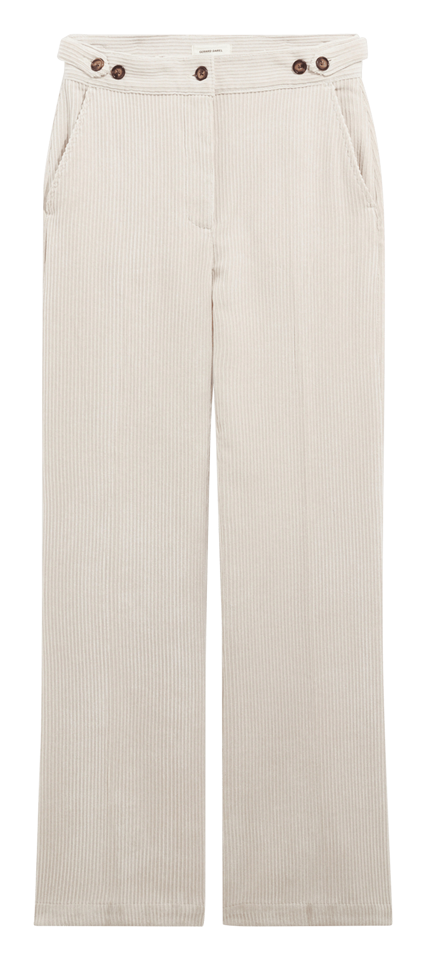 Wide-leg corduroy pants GERARD DAREL Beige