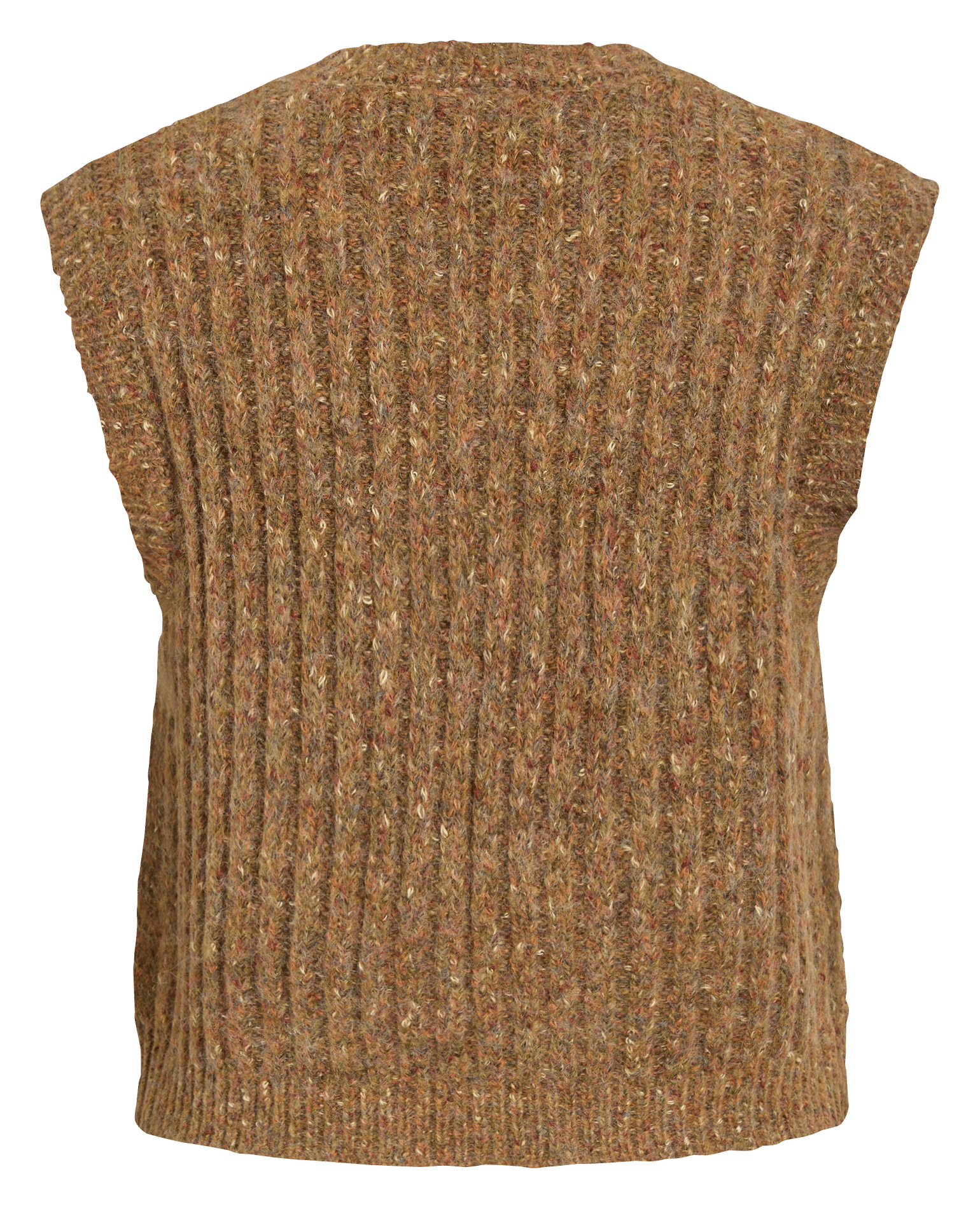 Pull sans manches droit col rond VILA Vert