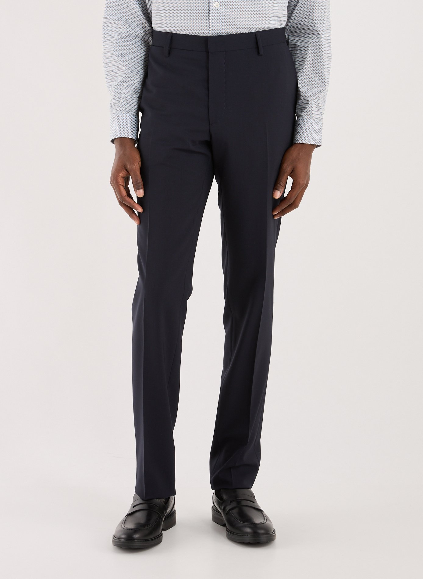Pantalon dostum-s in blended wool dostum-s p AU PRINTEMPS PARIS Blue