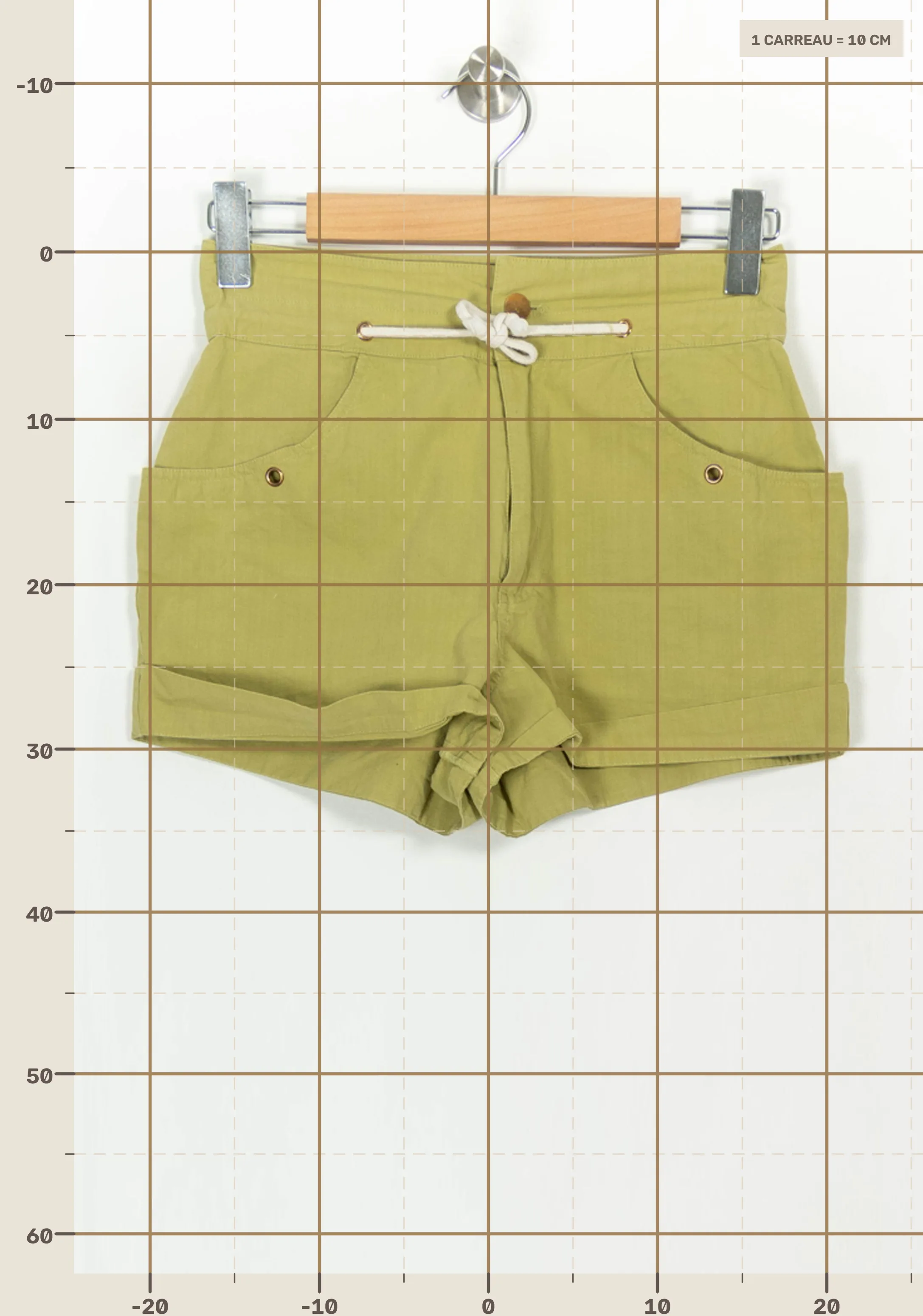 Shorts ANTIK BATIK - Seconde Main Green