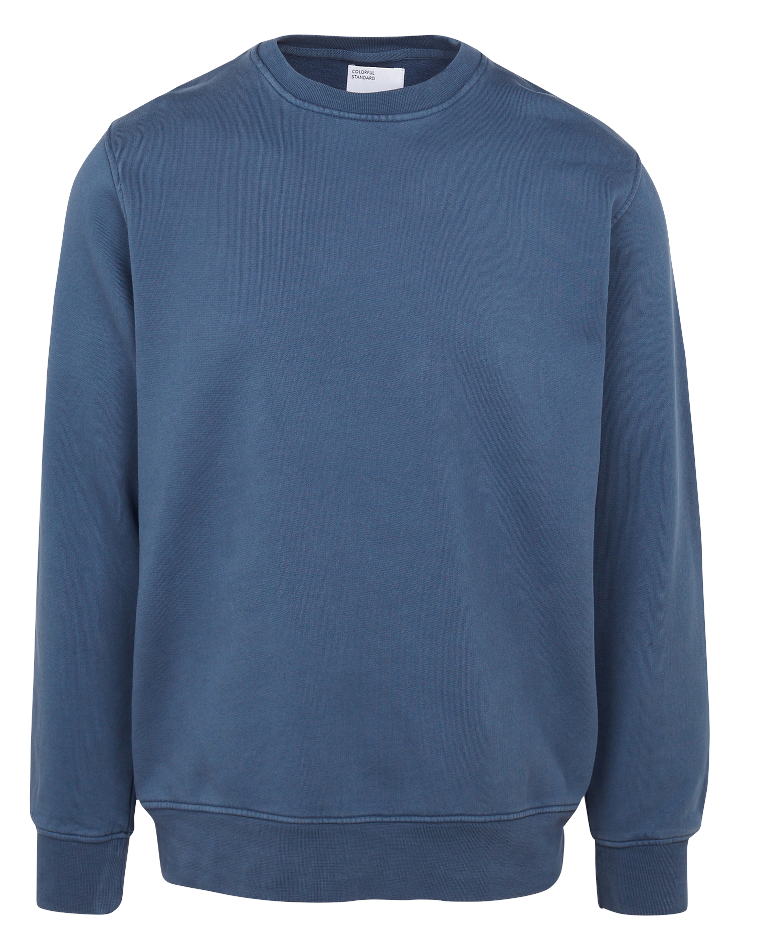 Rundhals-Sweatshirt aus Bio-Baumwolle, Regular Fit COLORFUL STANDARD Blau