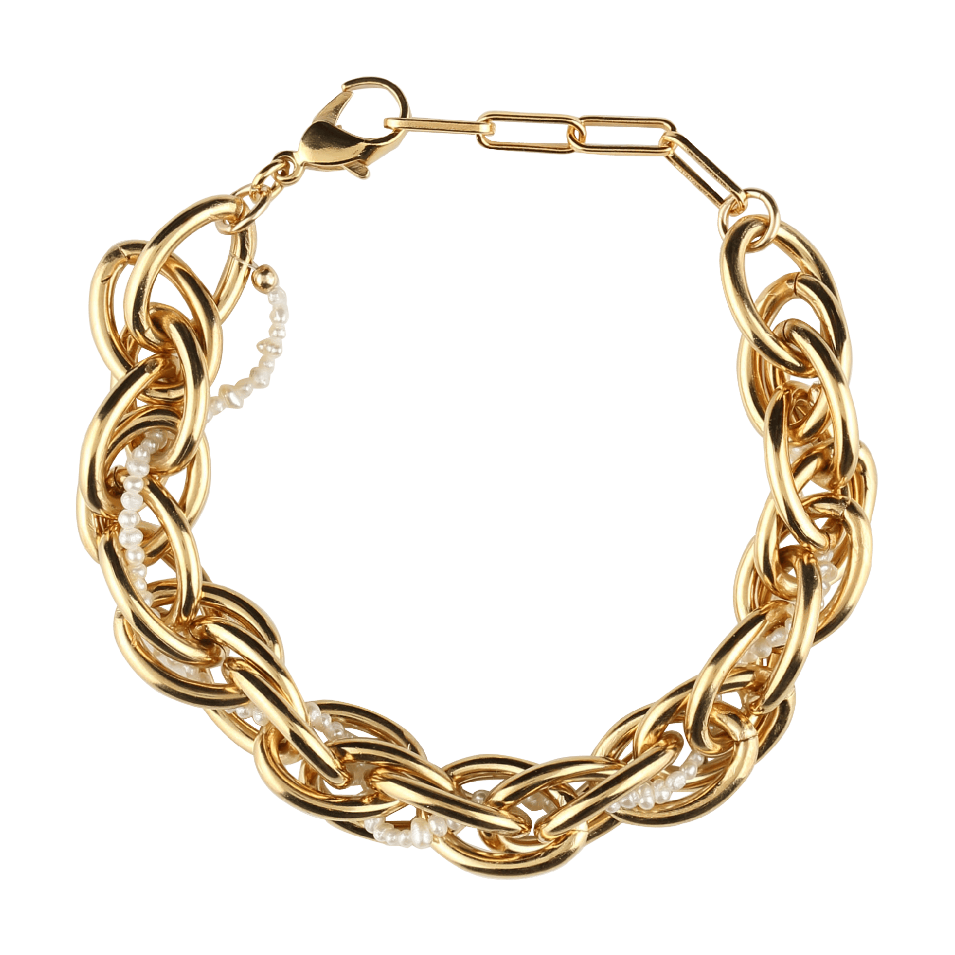 Flongo Bracciale Donna Multifili Con Cuore - Realizzato In Acciaio Inox 316L, Regolabile, Idea Regalo Significativa - 3
