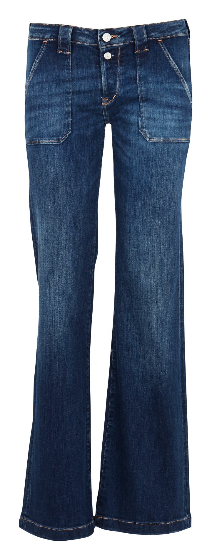 Stretch flared jeans LE TEMPS DES CERISES Blue