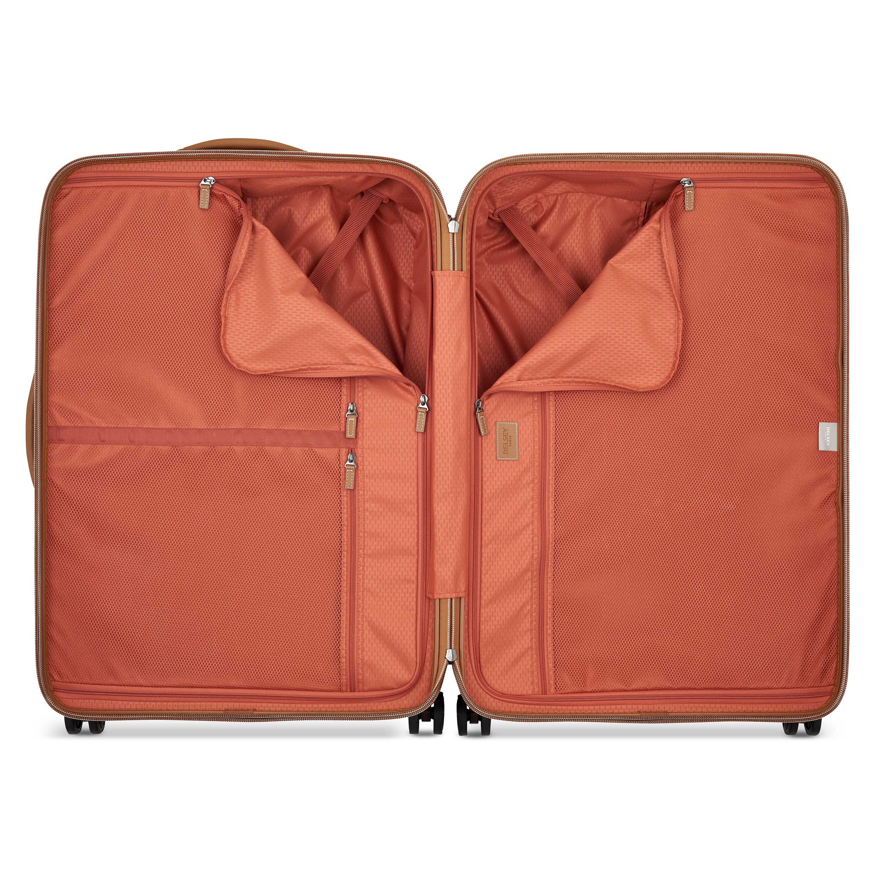 Rigid hold suitcase DELSEY PARIS Brown
