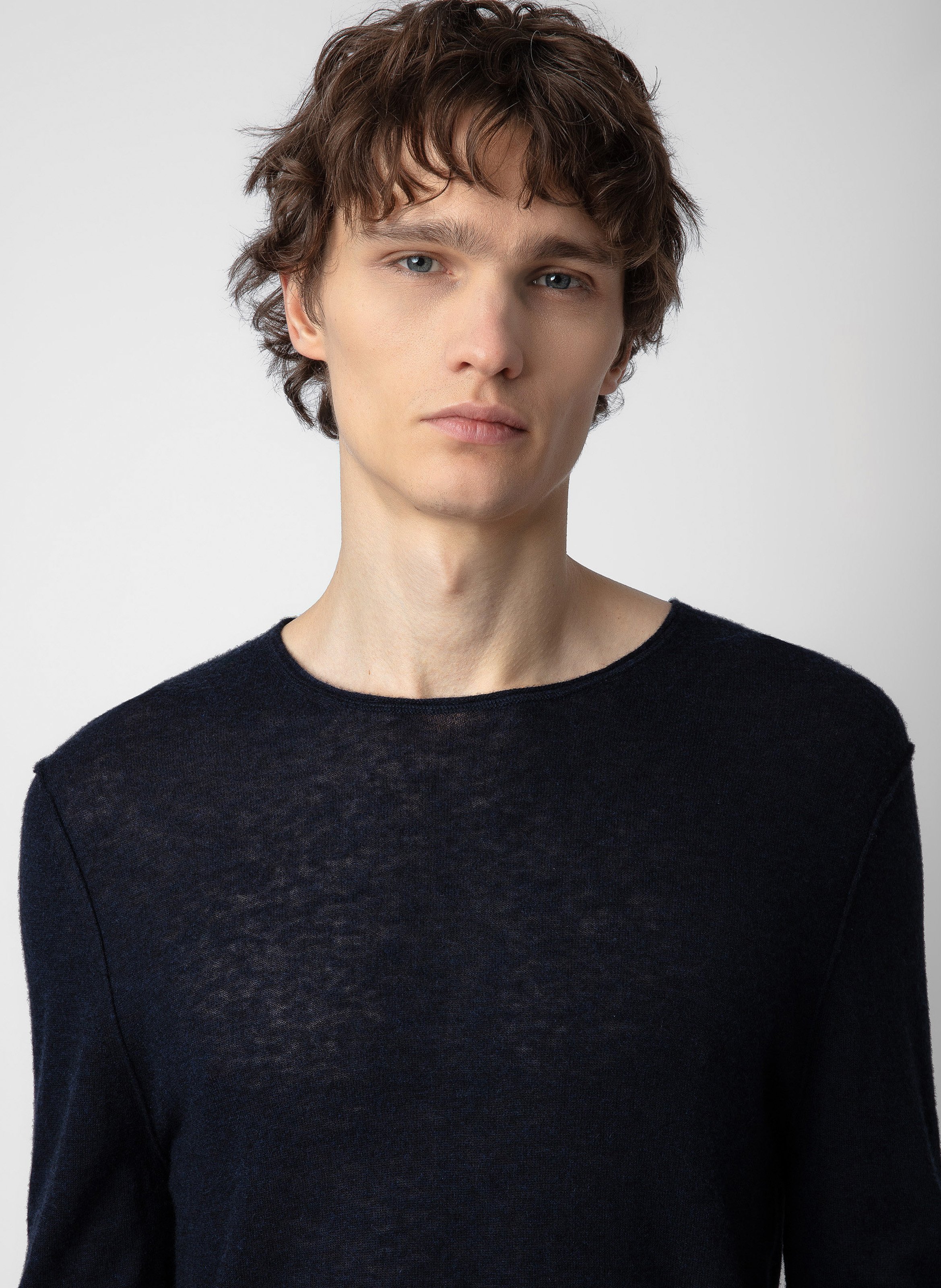 Pull droit en cachemire ZADIG&amp;VOLTAIRE Bleu