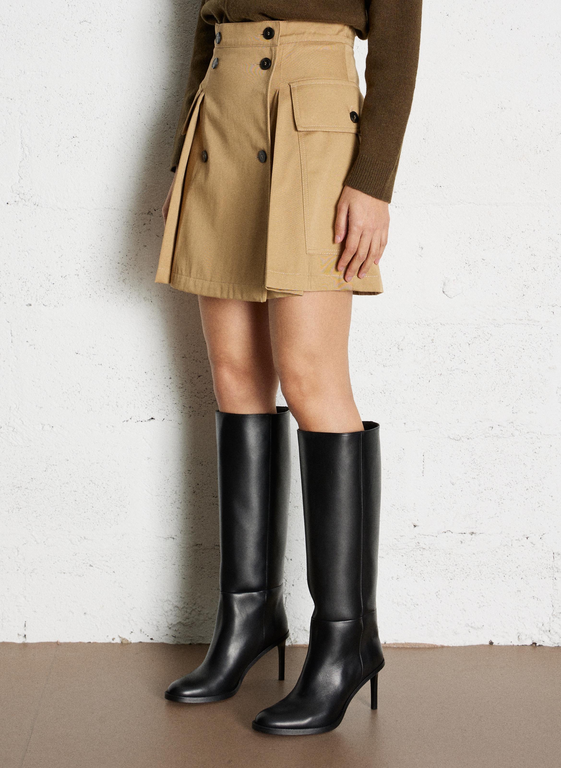 Double gauze skirt MAX MARA WEEK END Beige