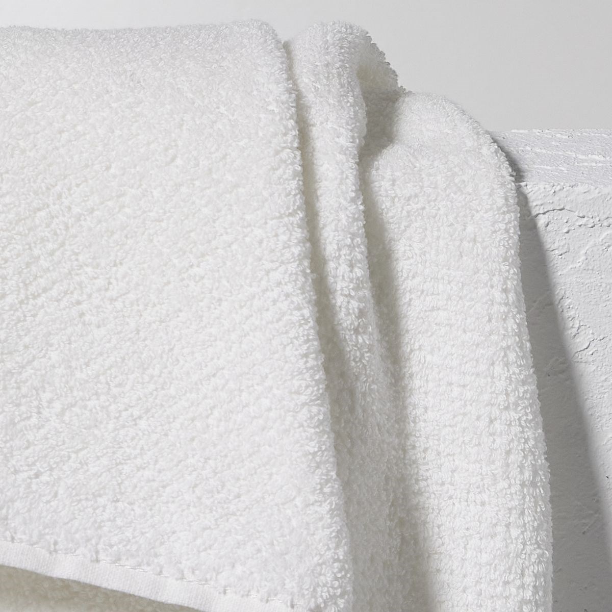Solid color cotton bath towel TODAY LINGE DE MAISON White
