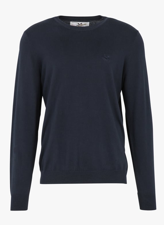 Pull col rond cosy knit - marine | be camaïeu Pull col rond cosy knit - marine | be camaïeu