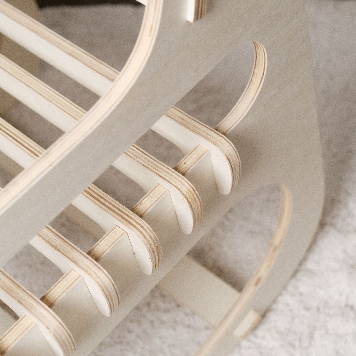 Plywood rocking chair FACTORY Beige