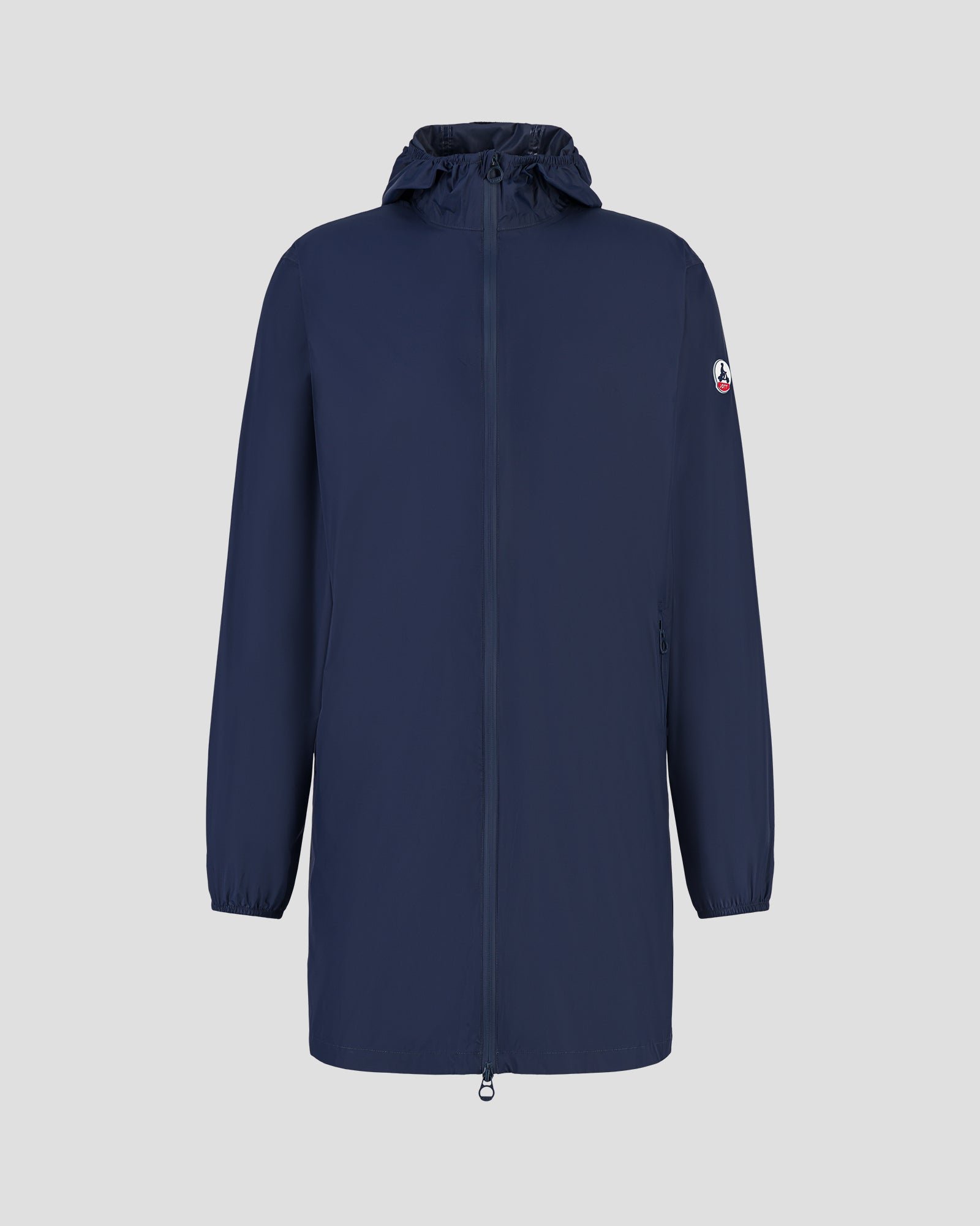 Long packable hooded raincoat Oban JOTT Blue