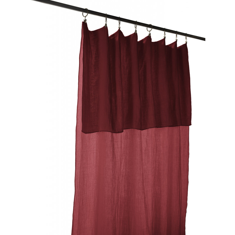 Blackout and Thermal Curtains L'EFFET PAPILLON Red