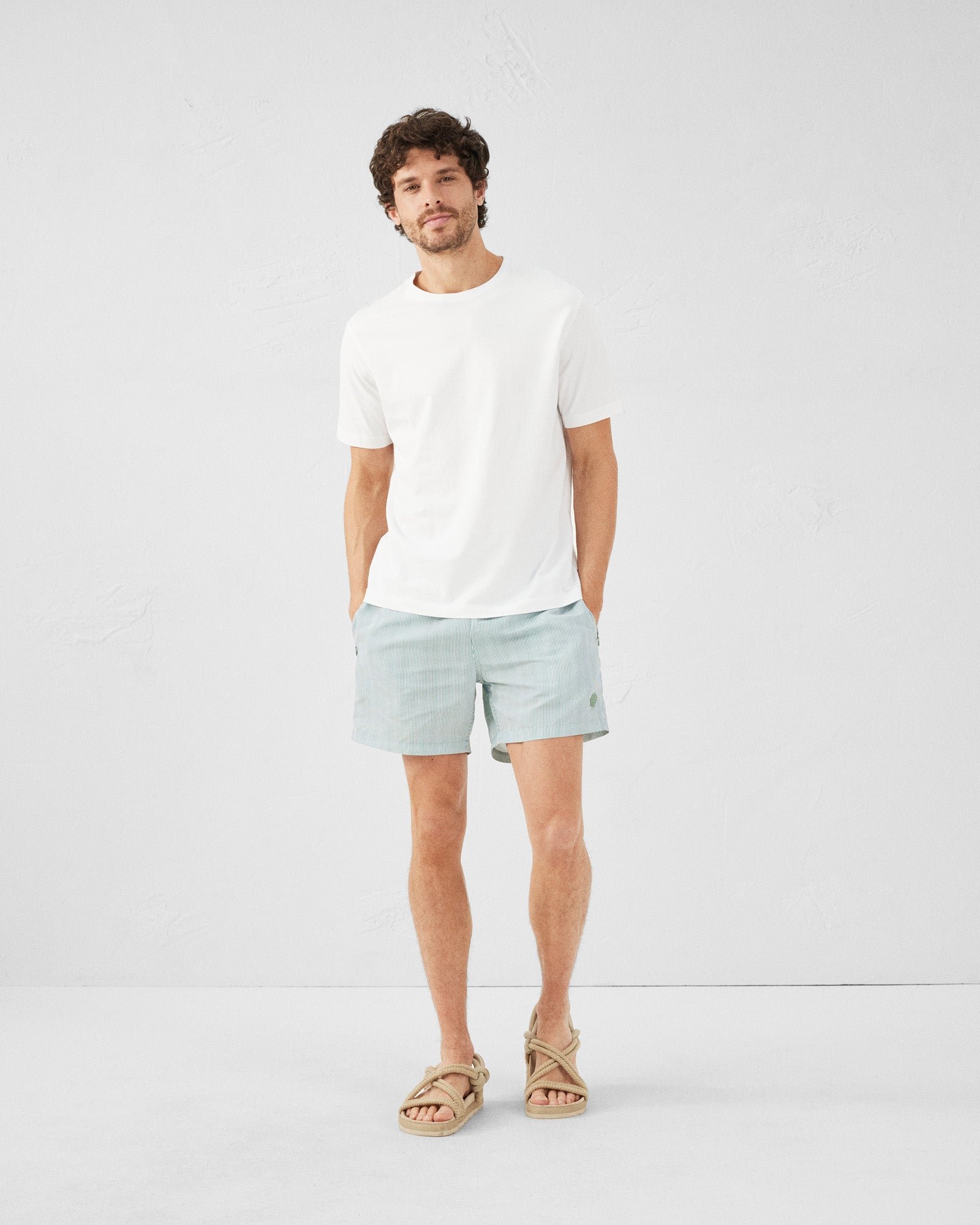 Niolon Stripe Swimsuit JOTT Green