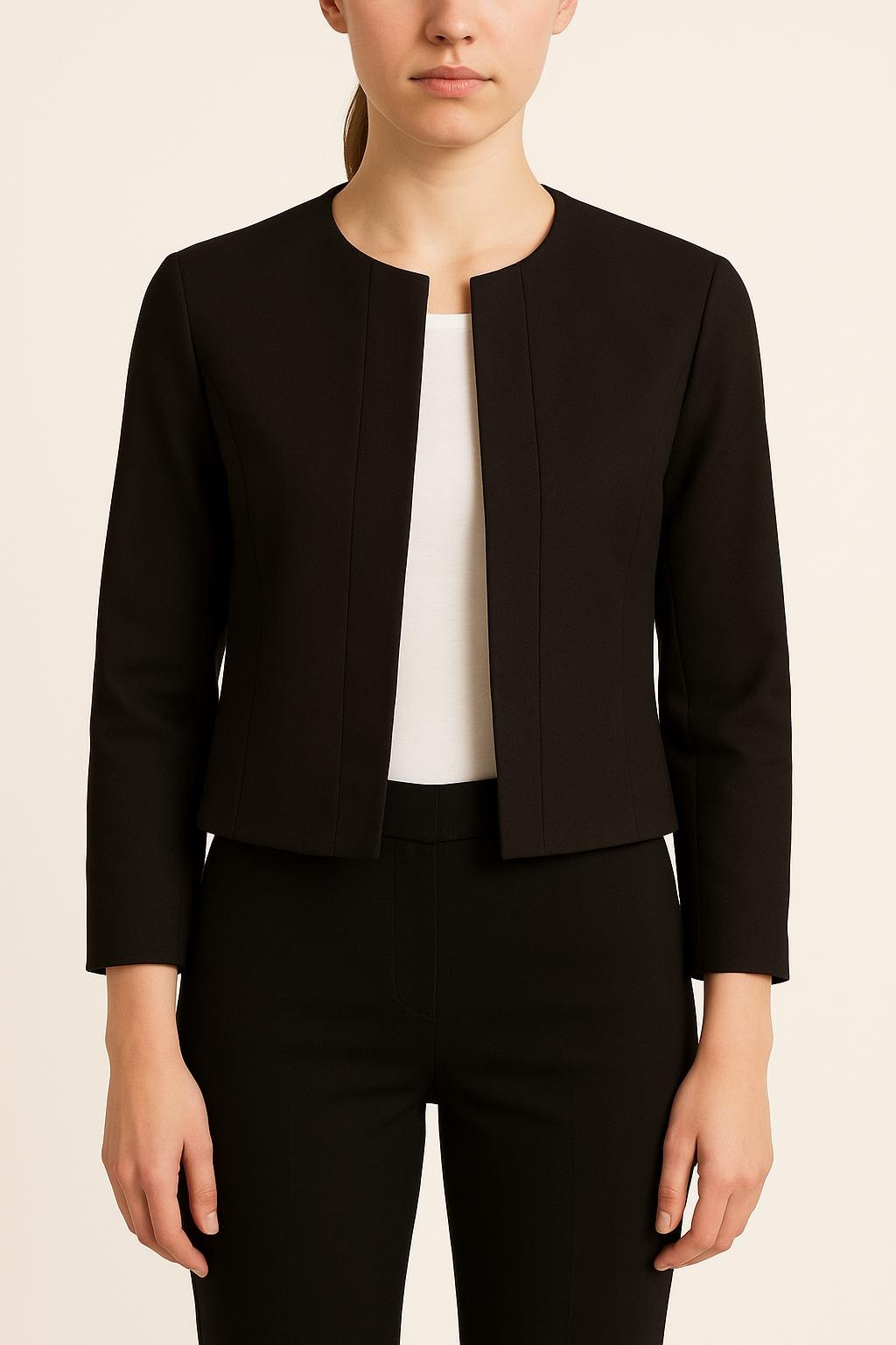 Chino trousers  TARA JARMON - Seconde Main Black