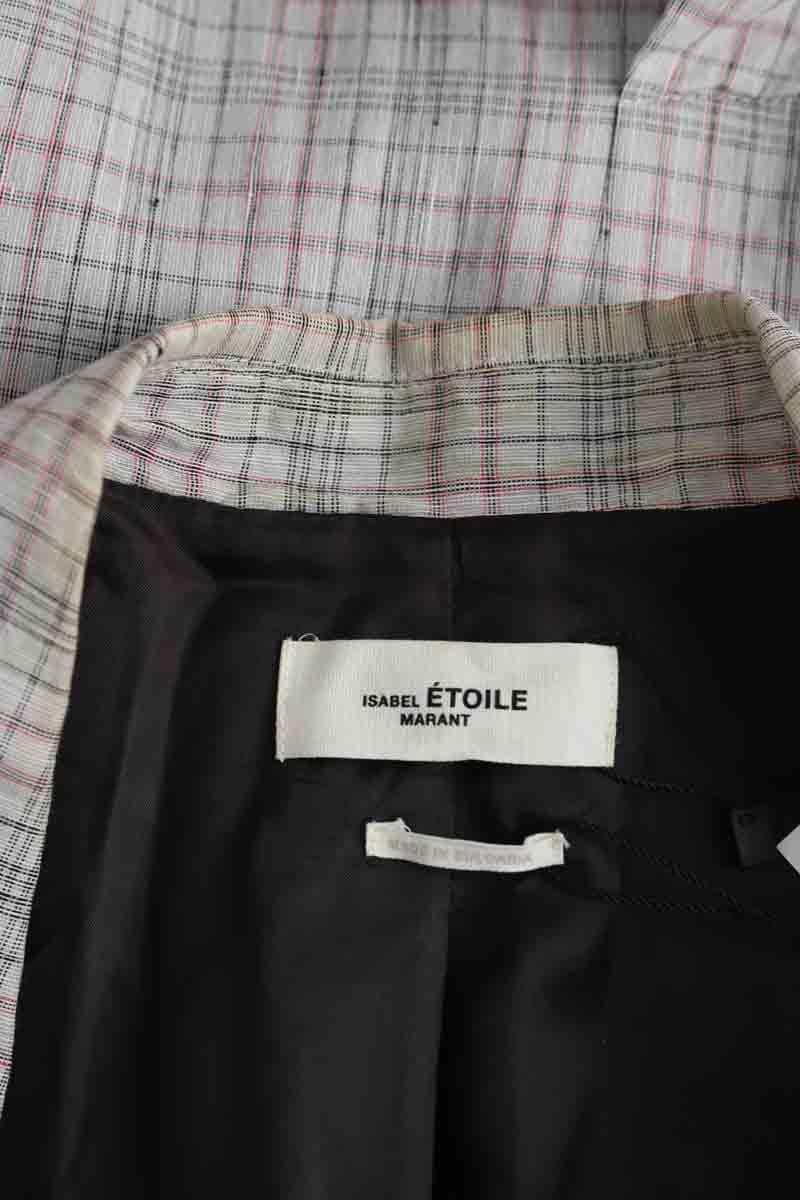 Linen blazer ISABEL MARANT ÉTOILE - SECONDE MAIN Grey