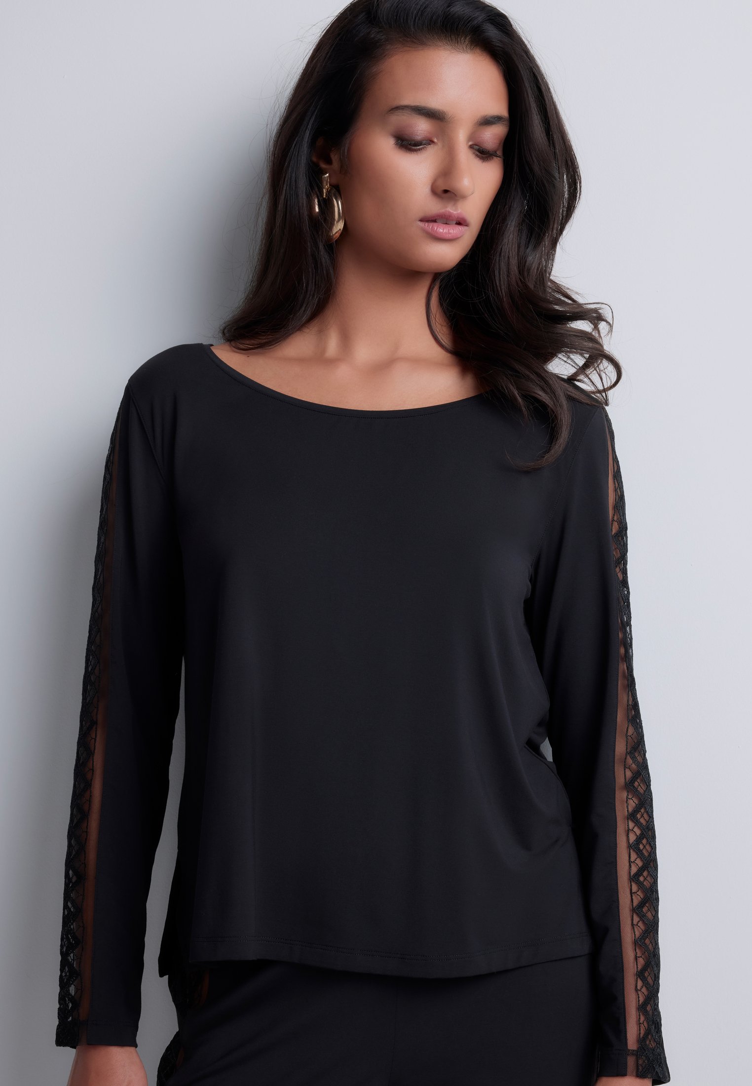 Long-sleeved top AUBADE Black