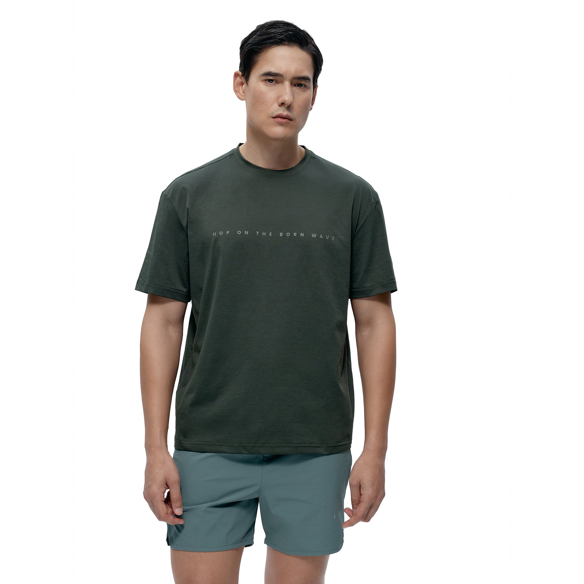 Oversized T-shirt BORN LIVING YOGA Green