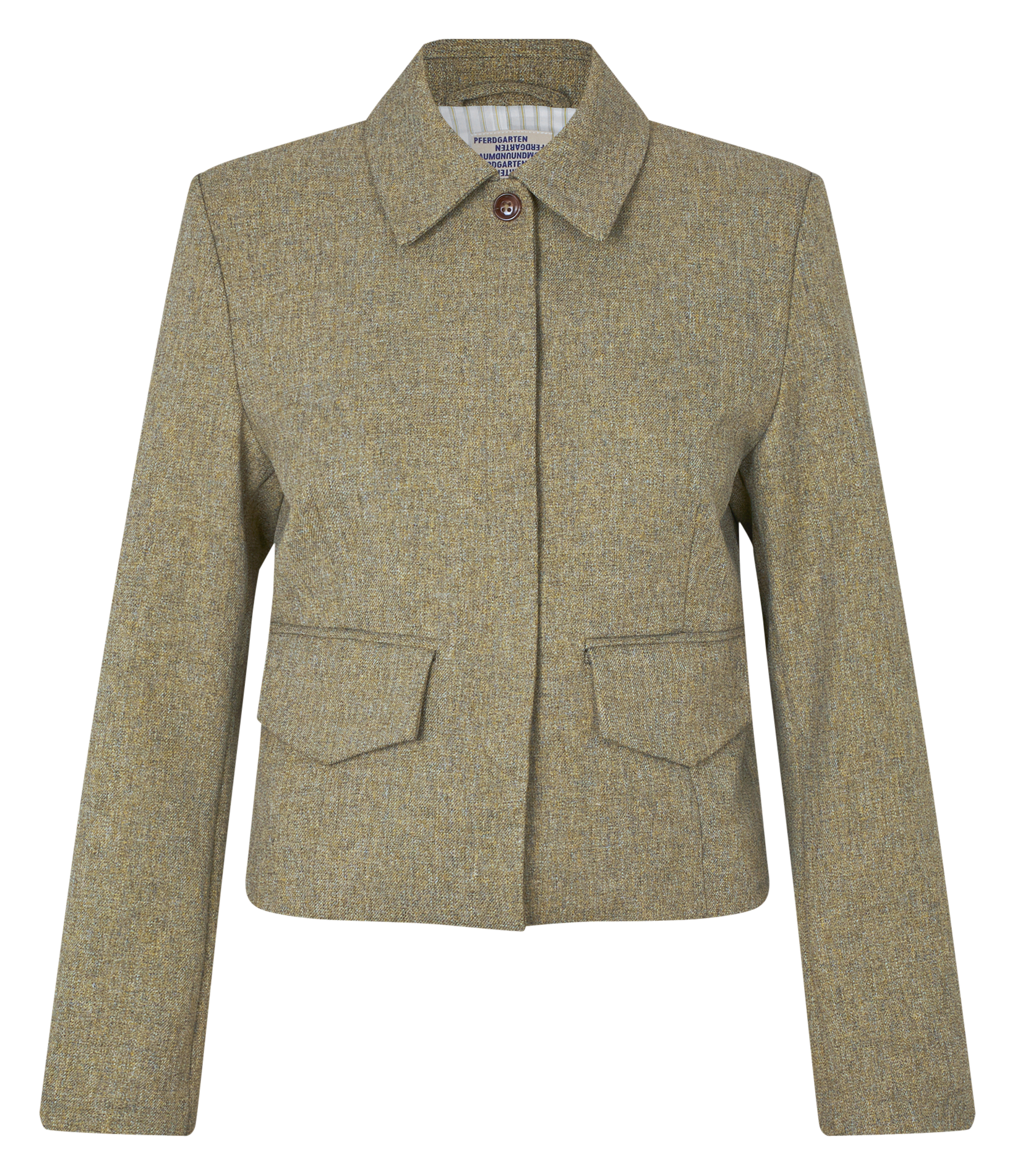 Veste ajustée courte col classique BAUM UND PFERDGARTEN Kaki