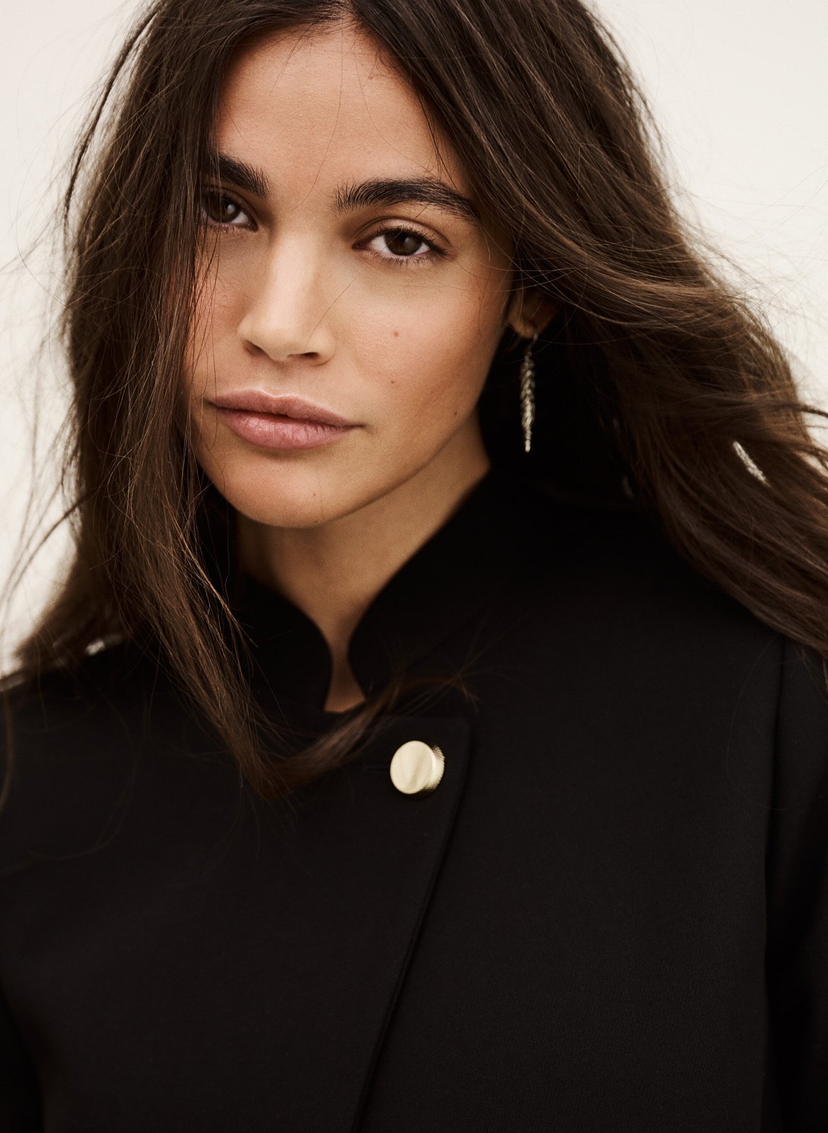 Veste col officier  BA&SH Noir