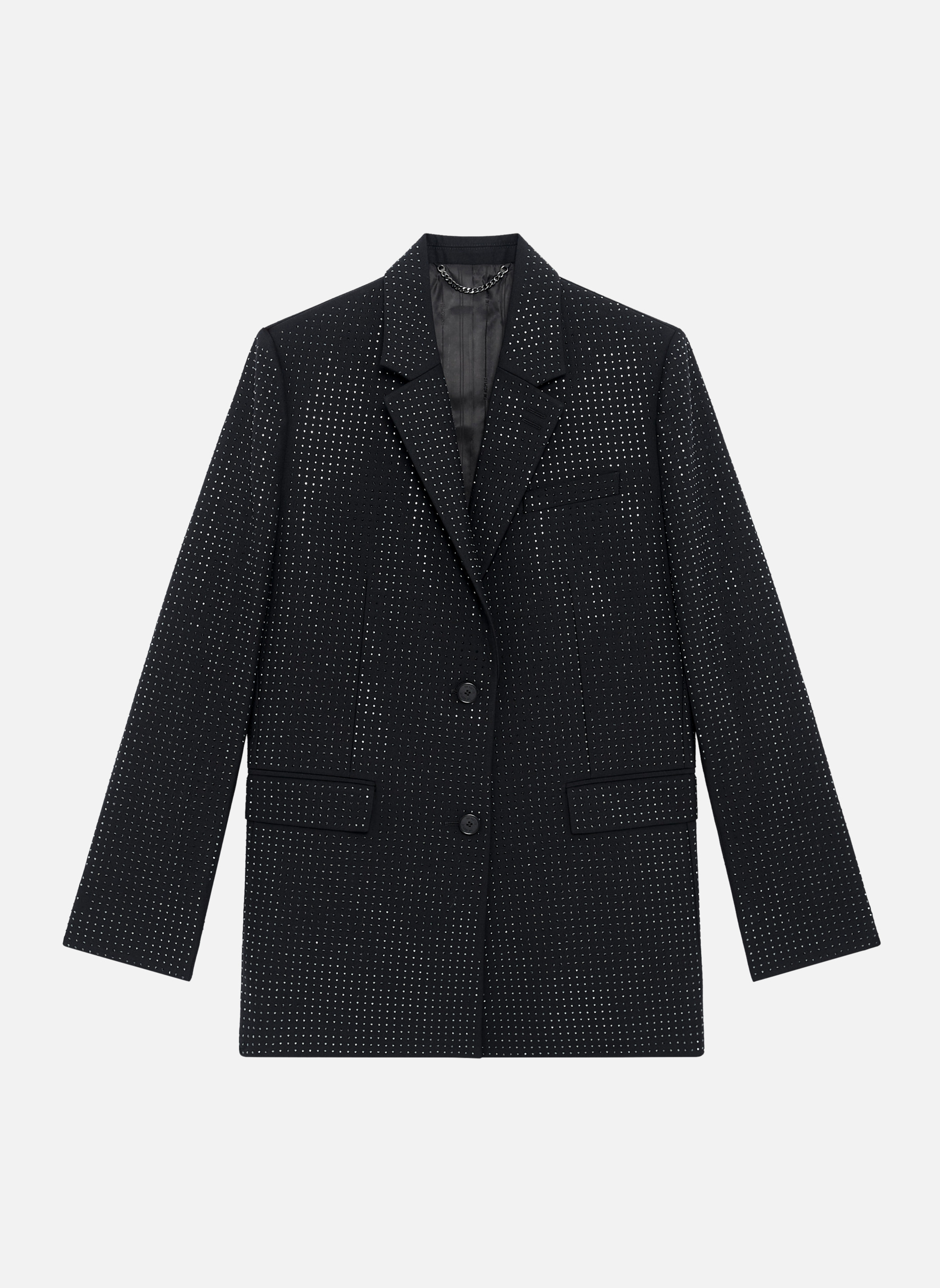 Diamanté jacket THE KOOPLES Black