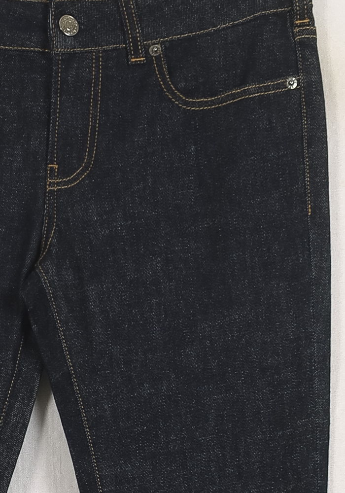 Cropped slim jeans with studs INES DE LA FRESSANGE - Seconde main Blue