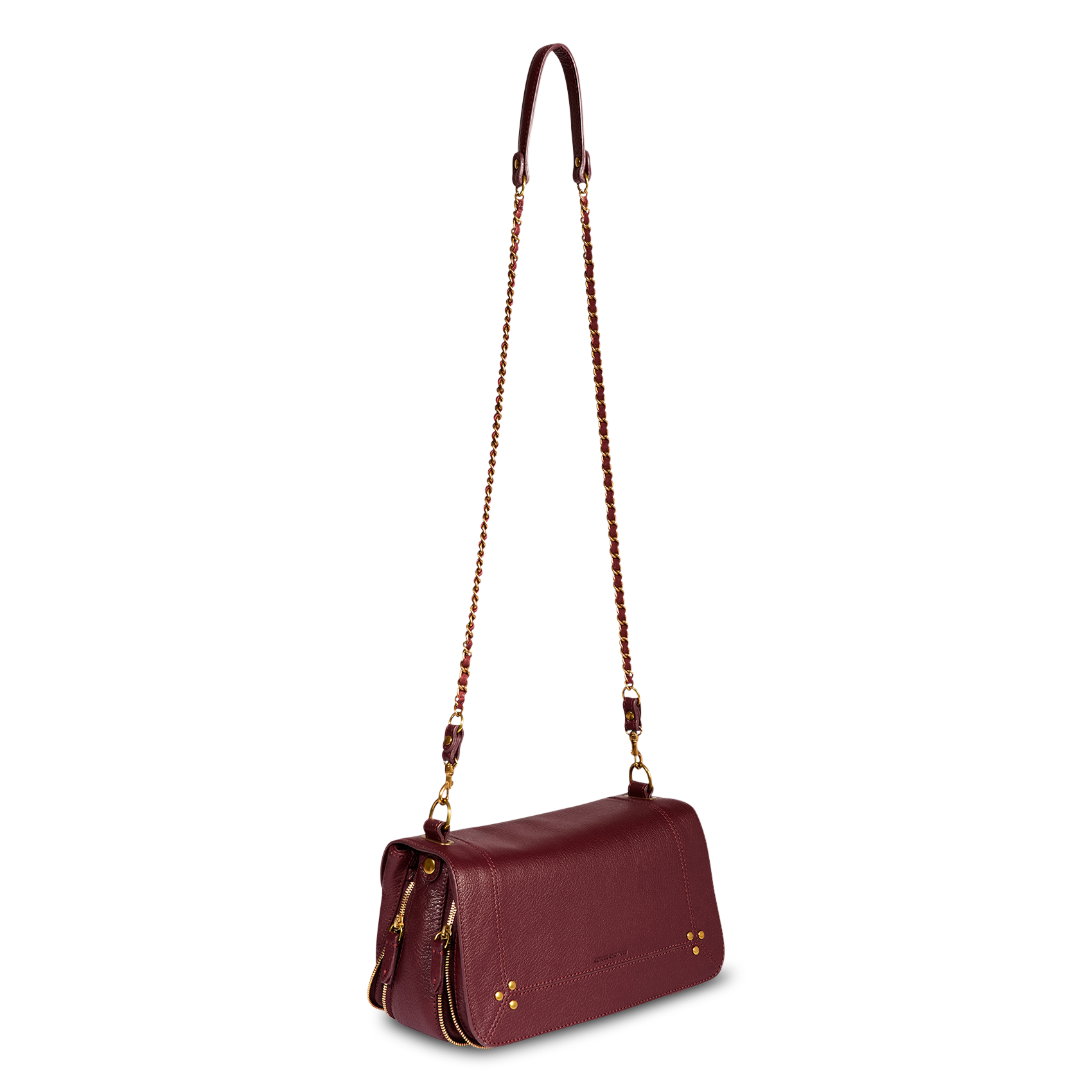 Dori leather shoulder bag JEROME DREYFUSS Red