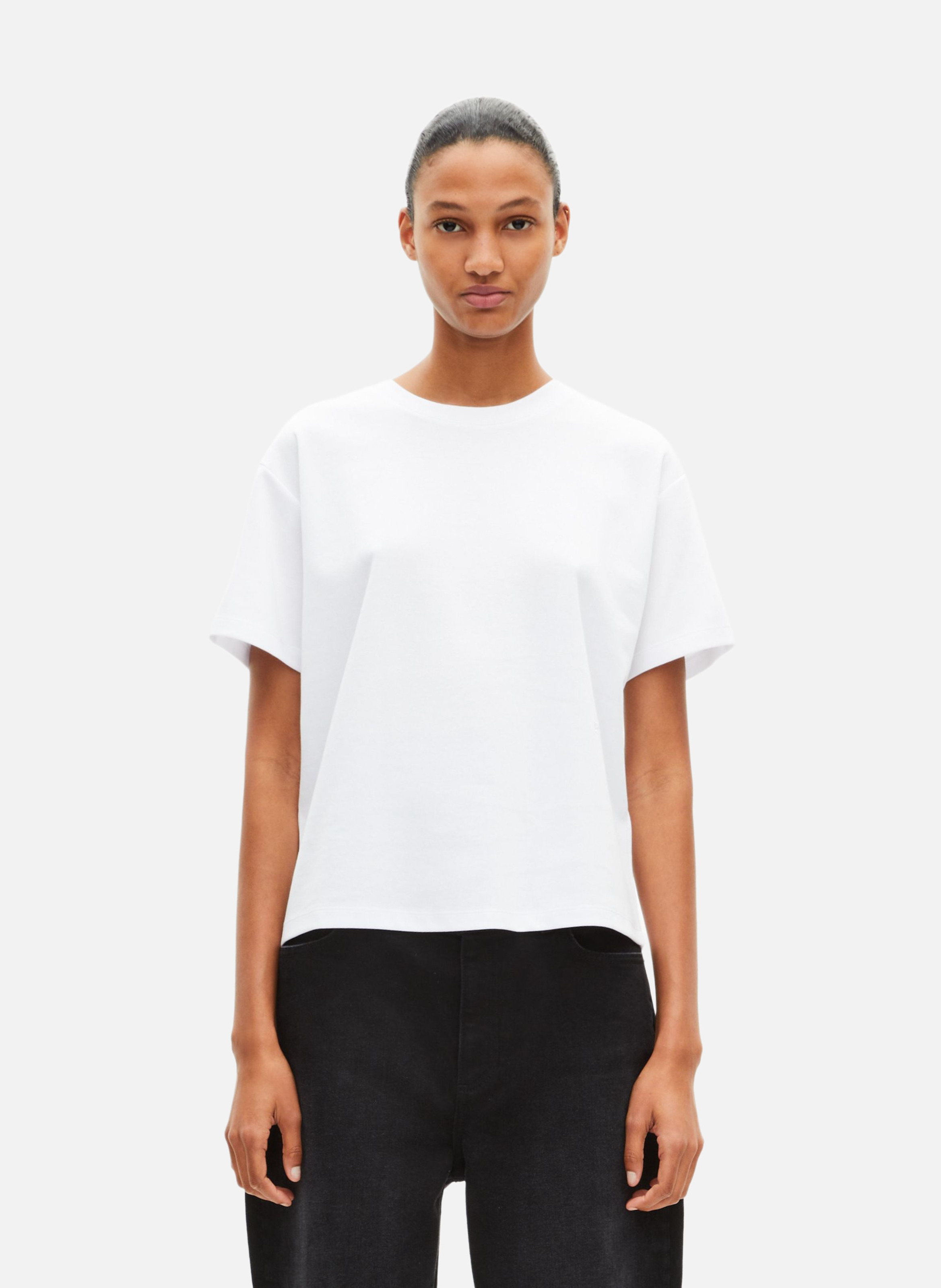 Straight fit cotton blend t-shirt THE KOOPLES White