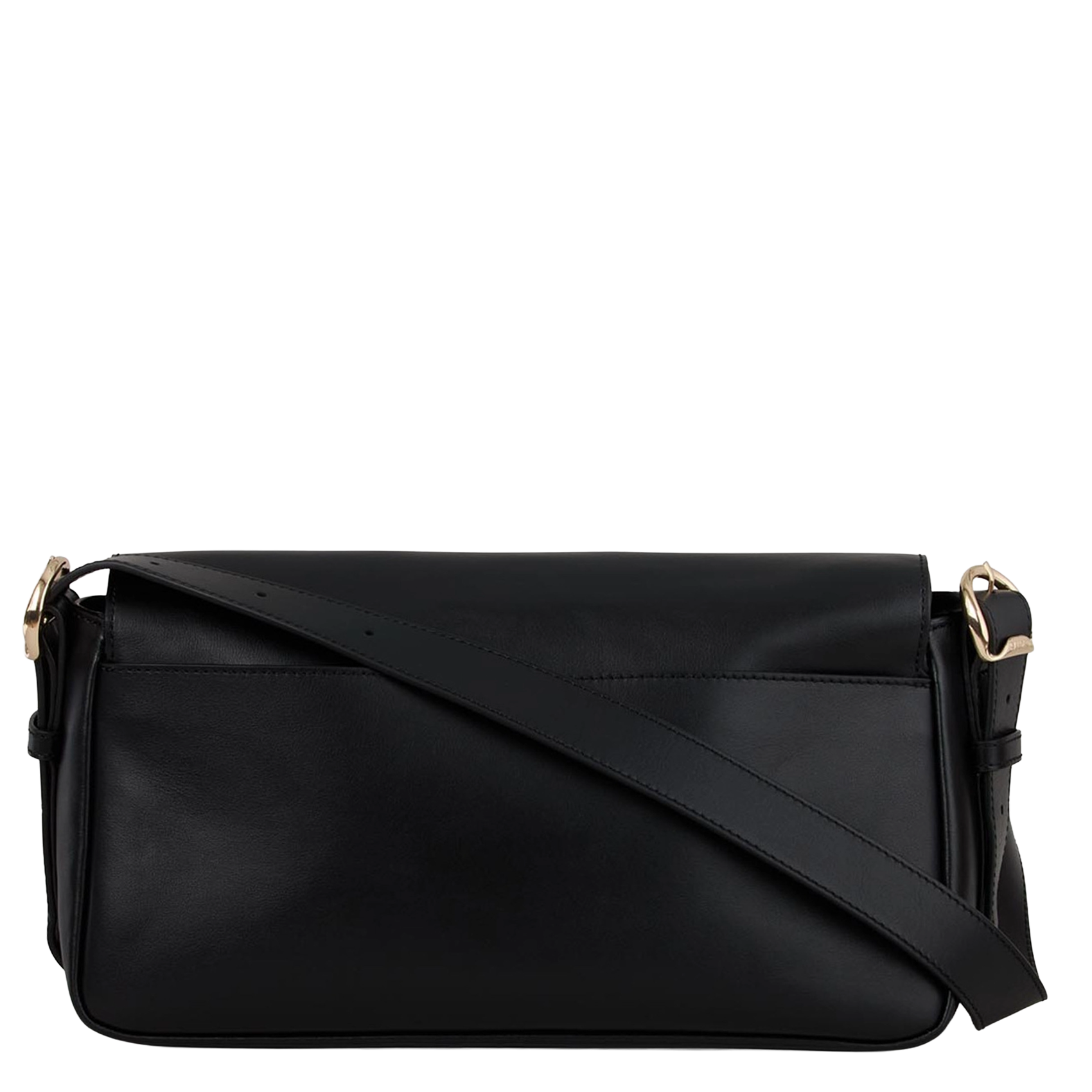 A-line leather skirt SANDRO Black