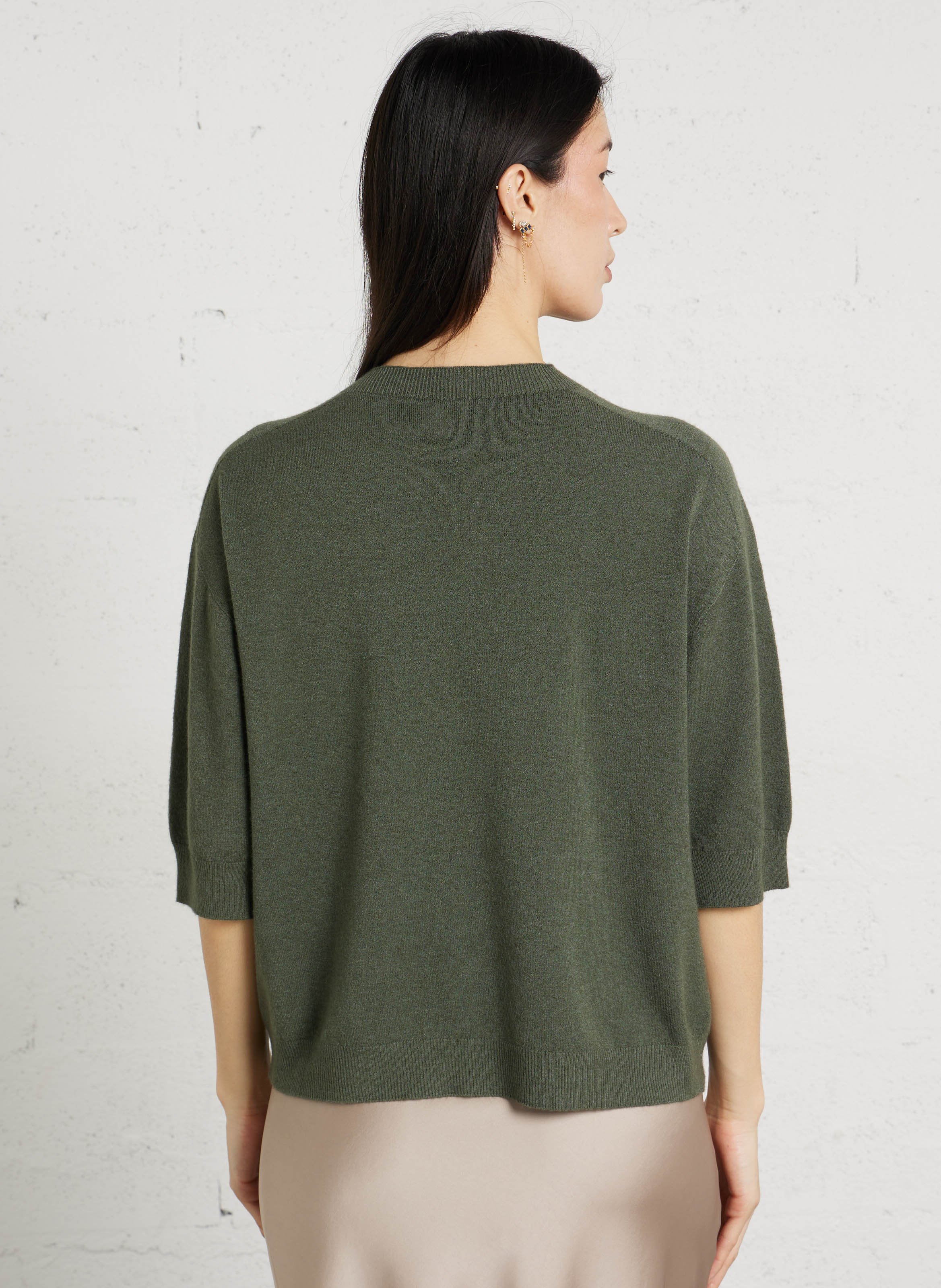 High-neck sweater IMPERIAL Khaki