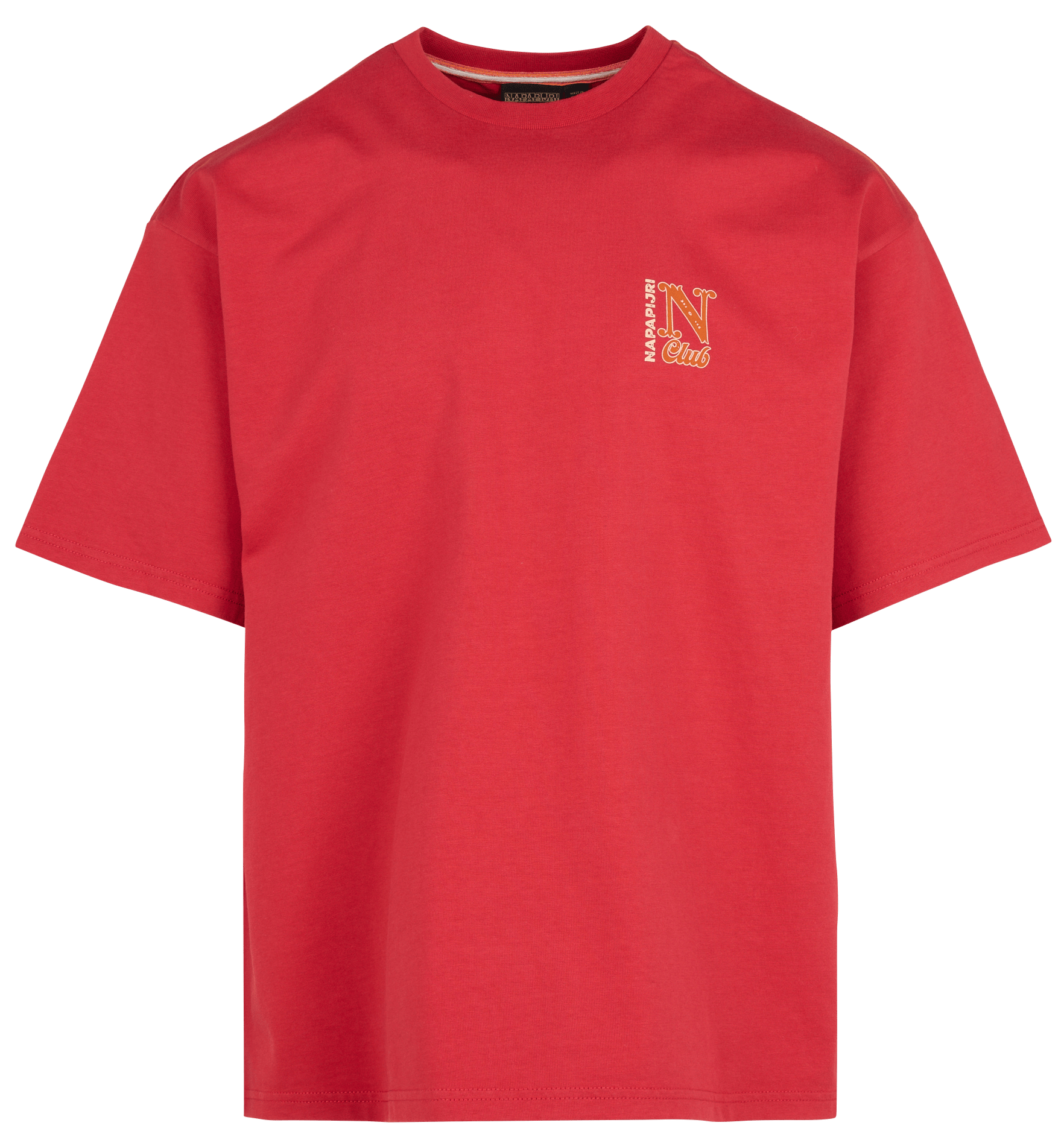 Camiliday round-neck sleeveless cotton top S-FLUORITE Bright red