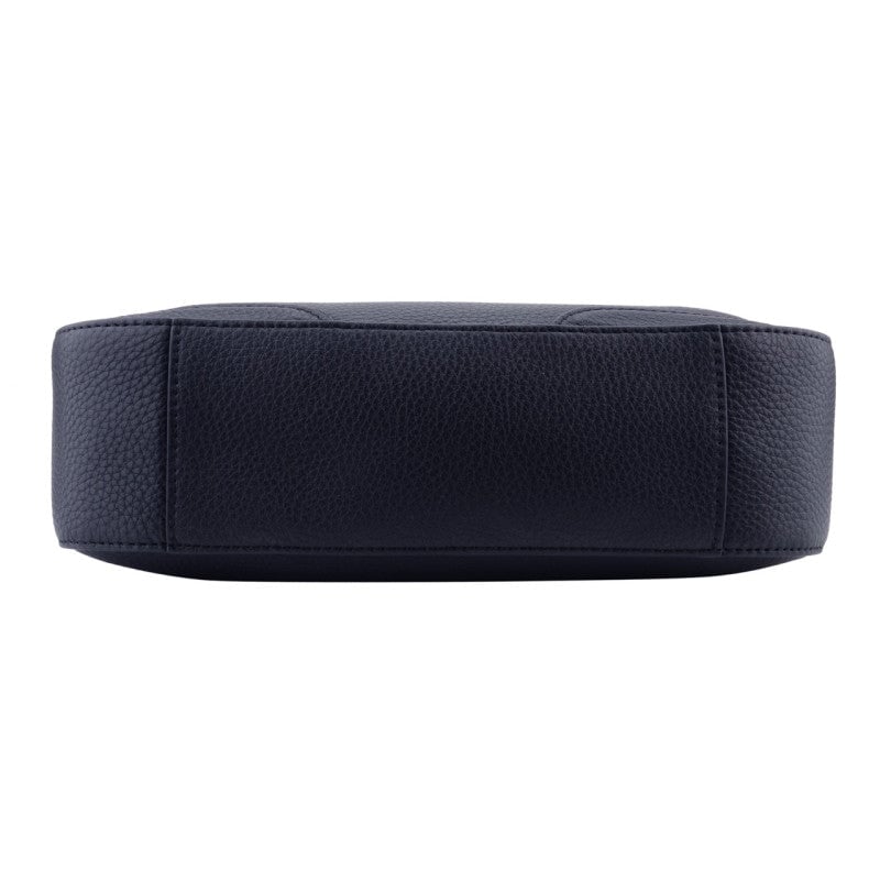 Crossbody bag in cowhide leather Blue