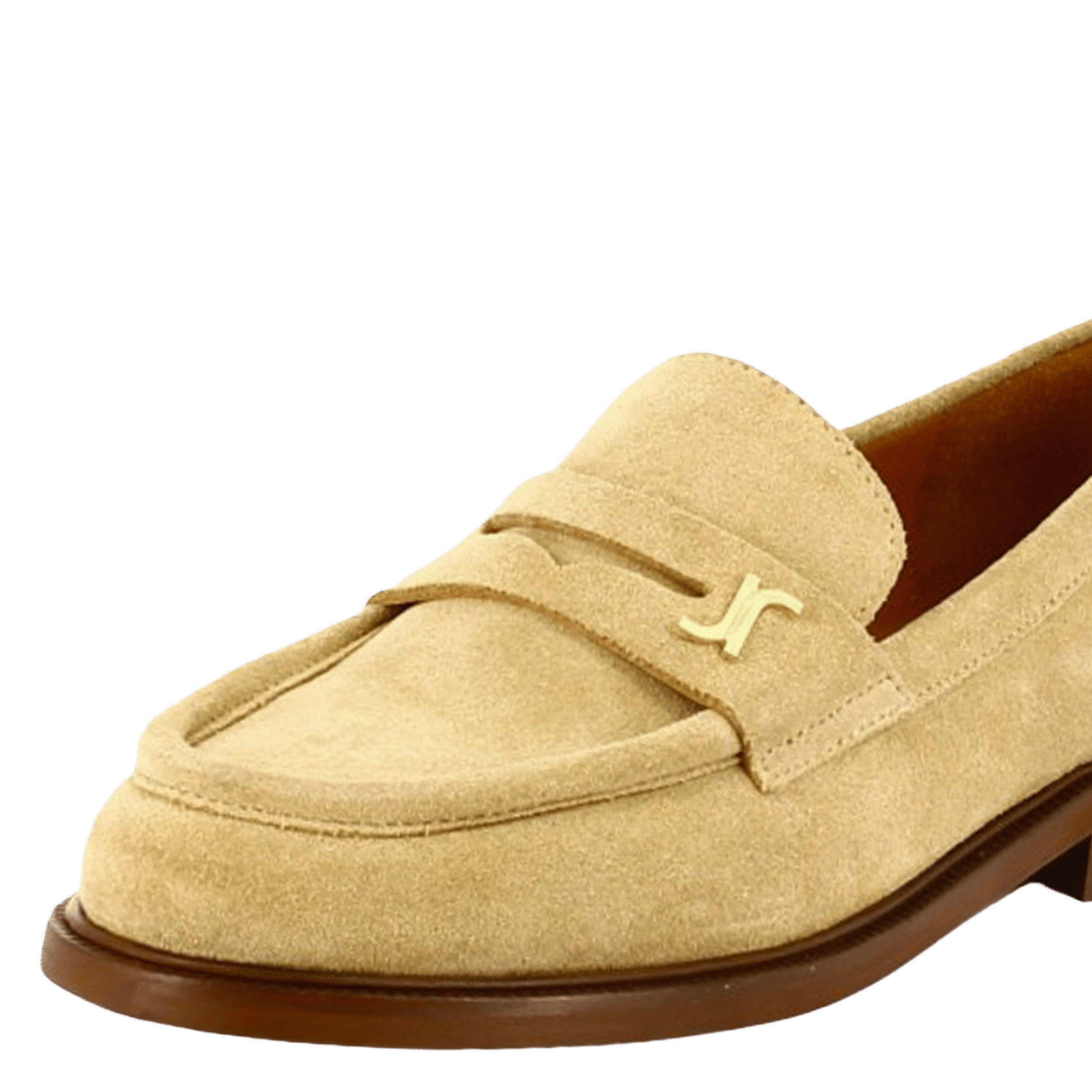 Mocassins en cuir velours JONAK Beige