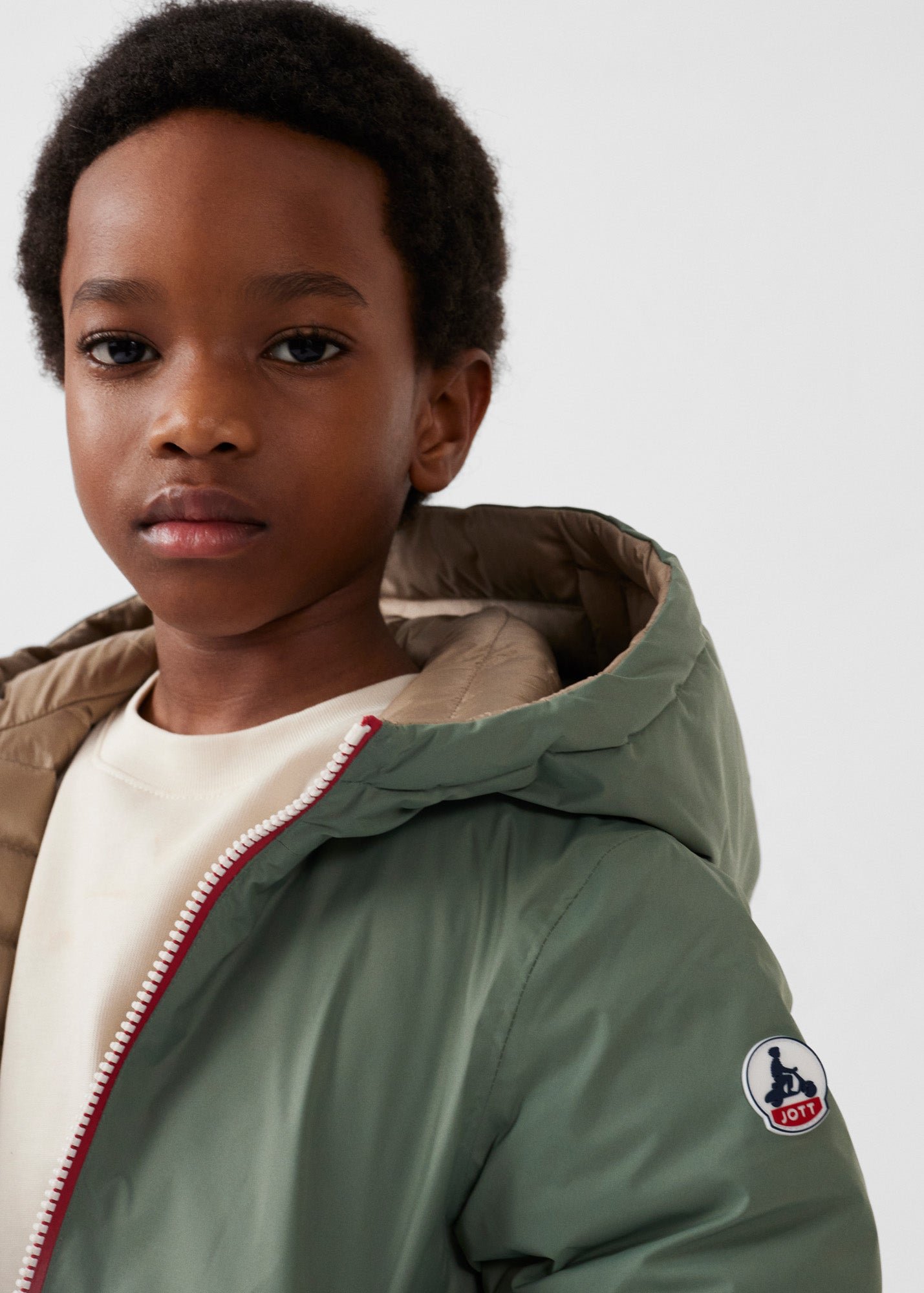 Doudoune enfant réversible sauda JOTT Vert