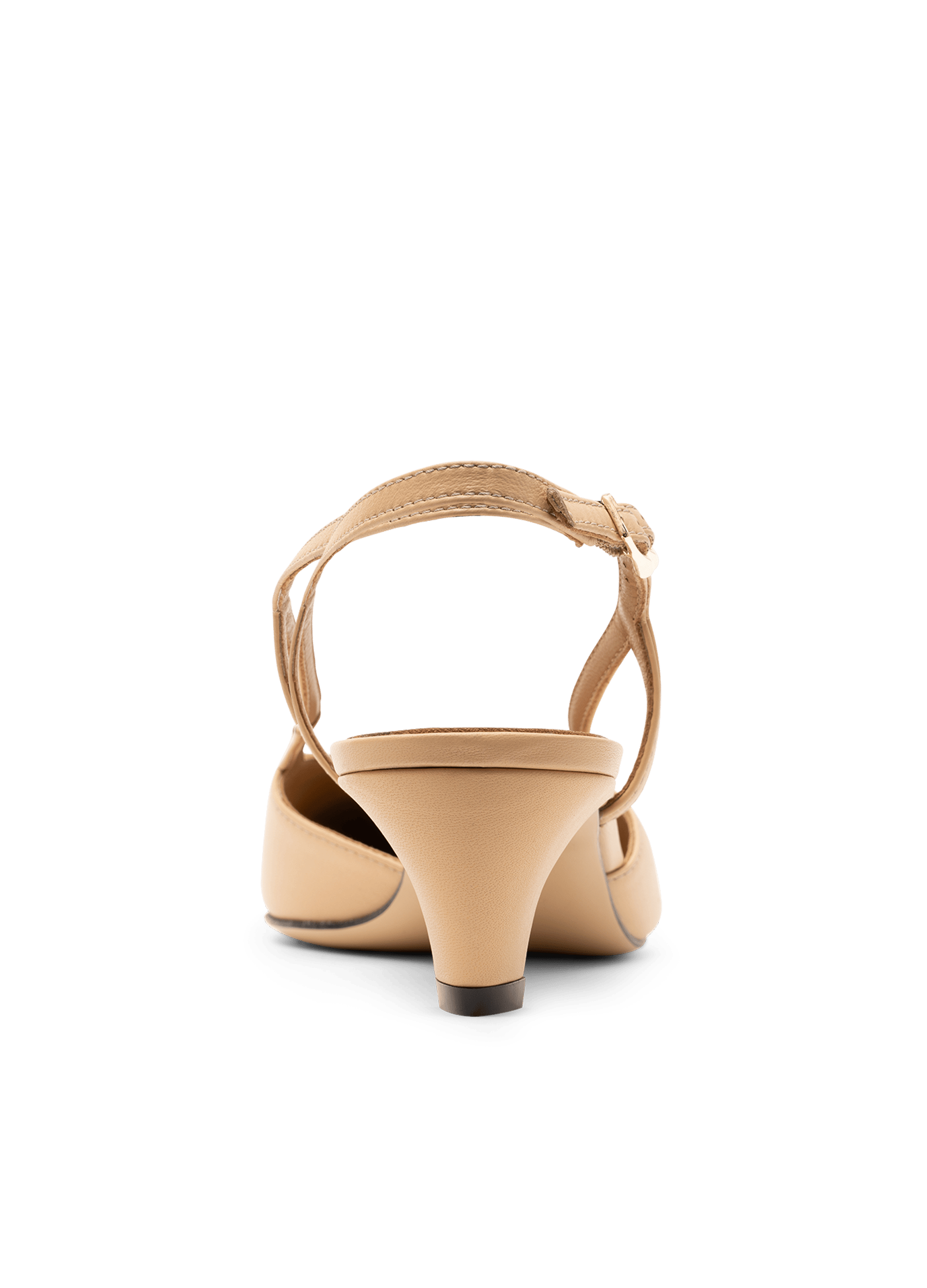 Slingback en cuir nappa beige PARALLELE PARIS Beige