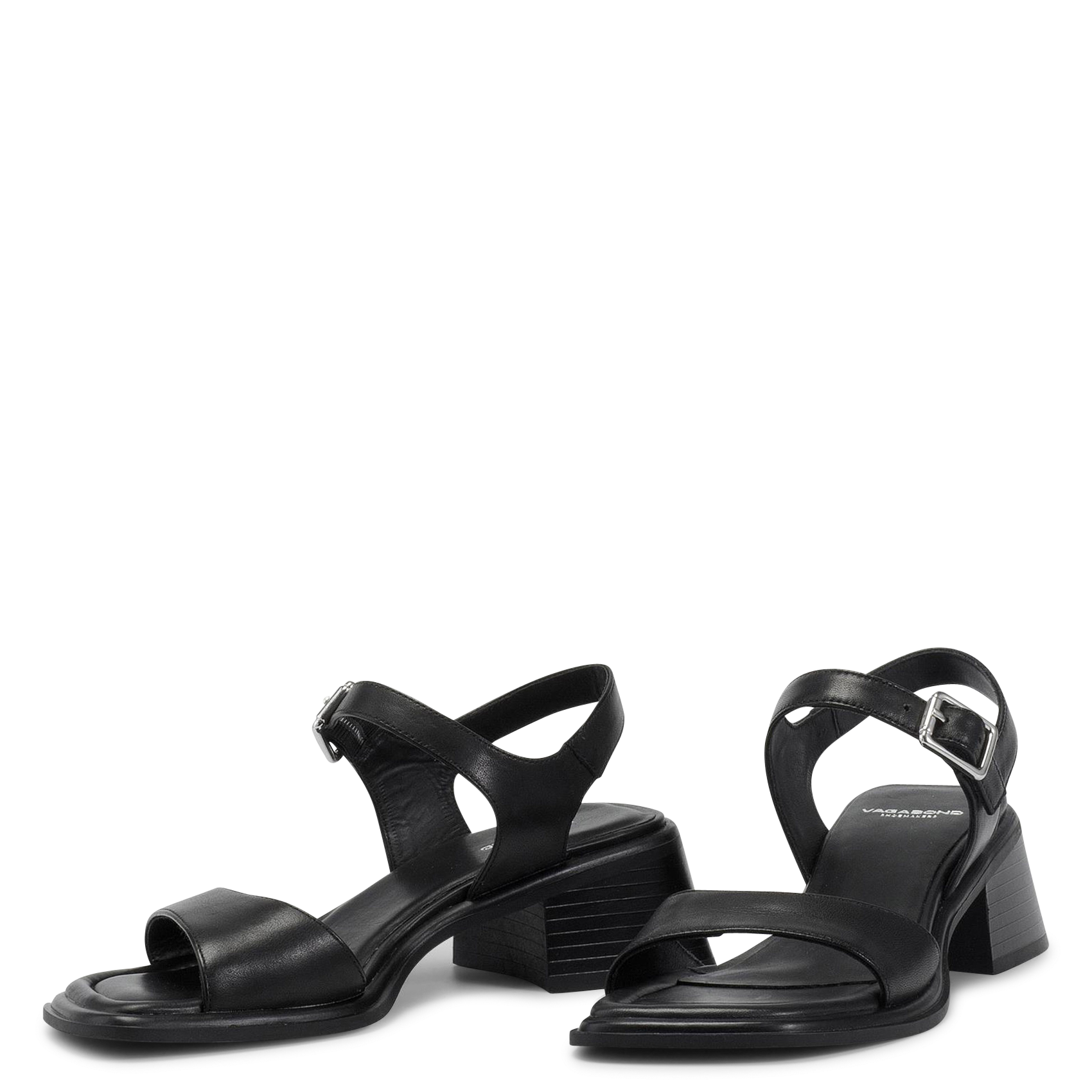 Alice - Ledersandalen mit Absatz VAGABOND Schwarz