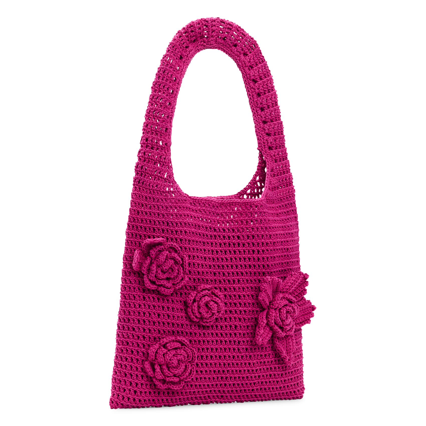 Crochet handbag DESIGUAL Red