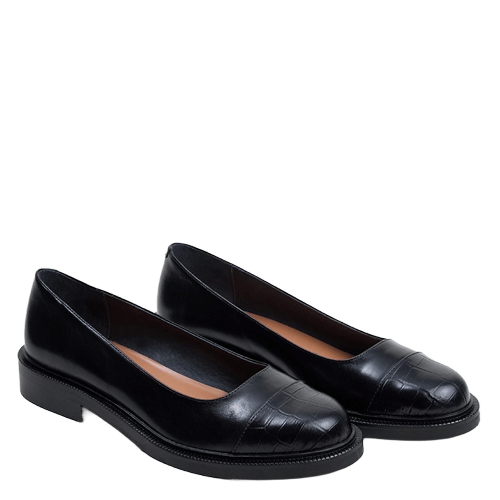 Ballerines en cuir JONAK Noir