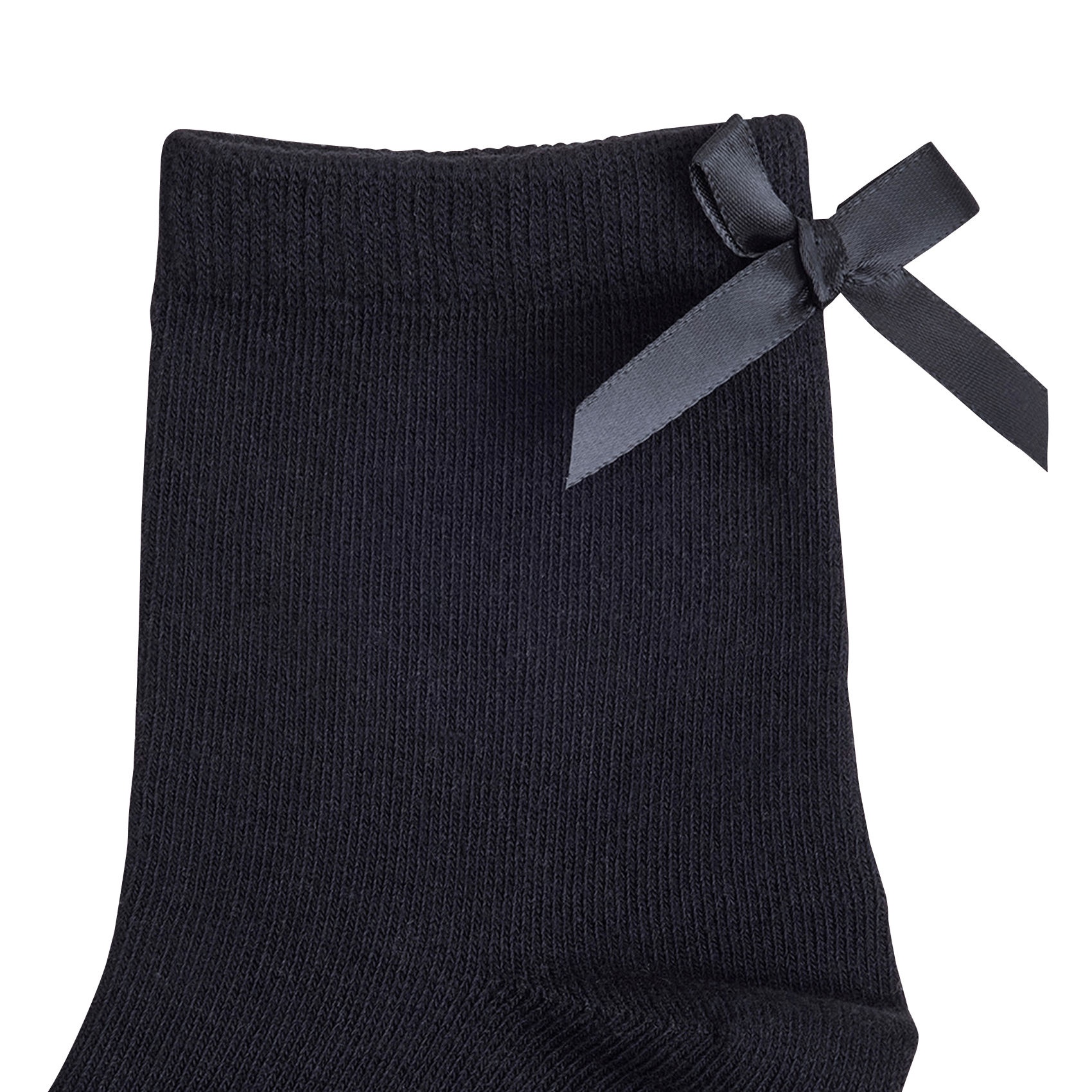 Mid-high socks with bows JONAK Black