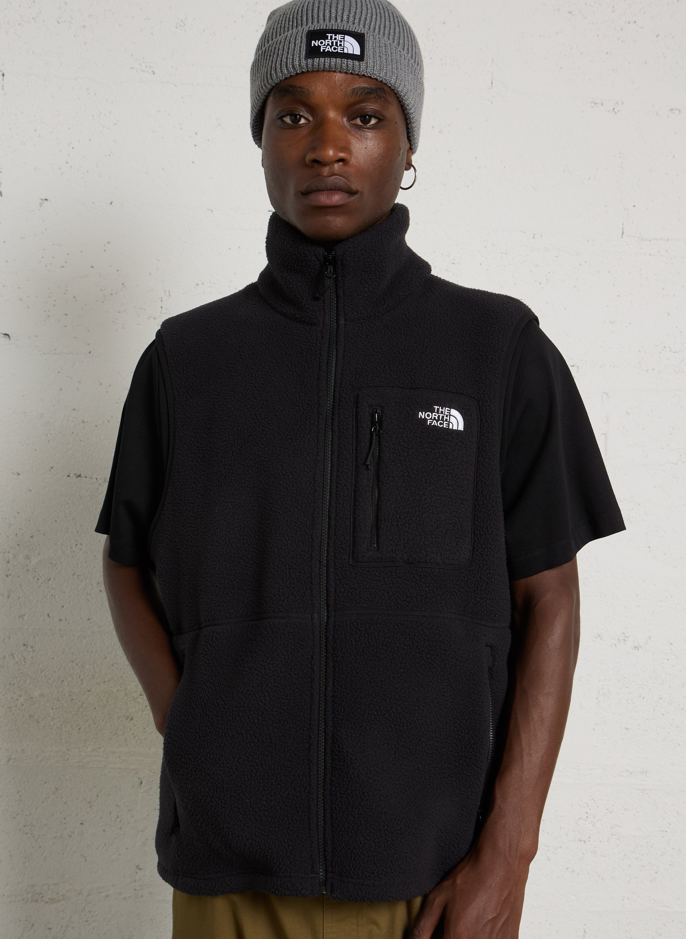 Oversized sleeveless polar fleece THE NORTH FACE Black