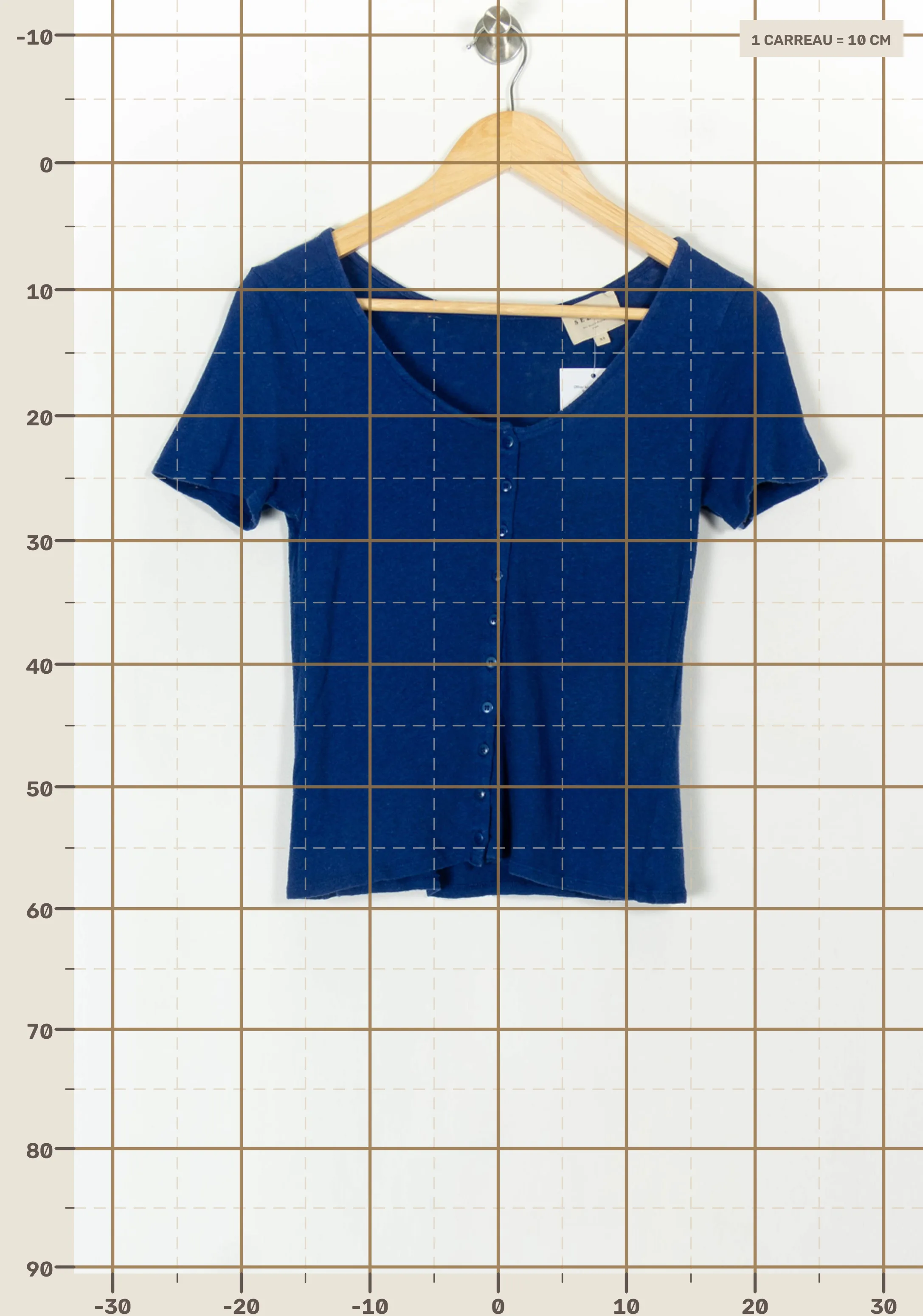 T-shirt SEZANE - Seconde main Blue