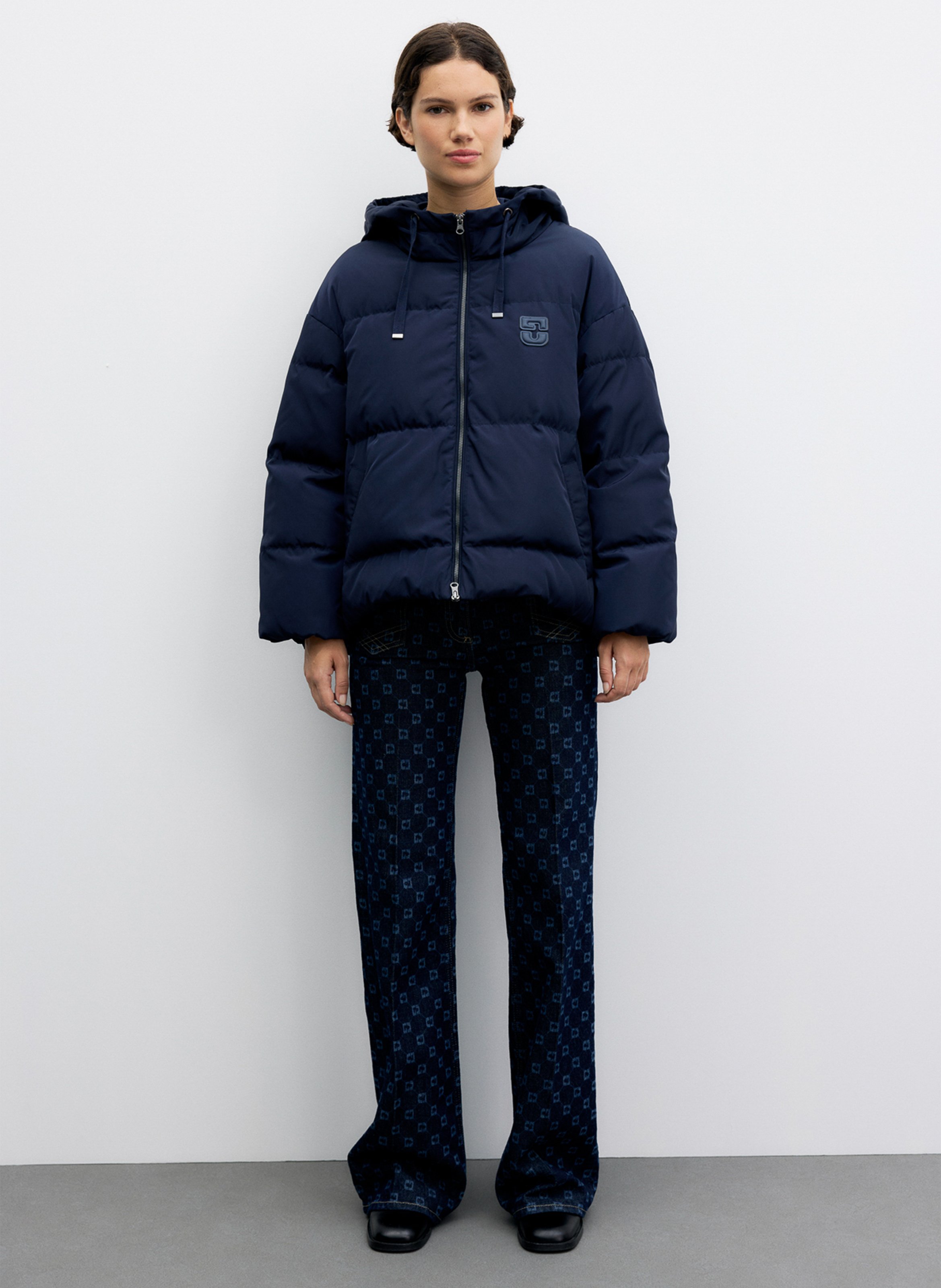 Kurze Daunenjacke mit Kapuze GERARD DAREL Blau