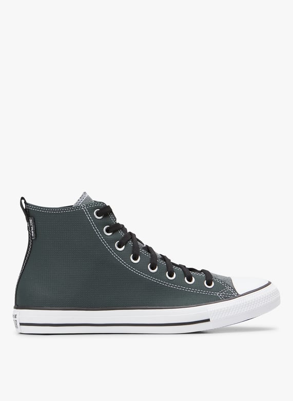 Vert Leather high top trainers