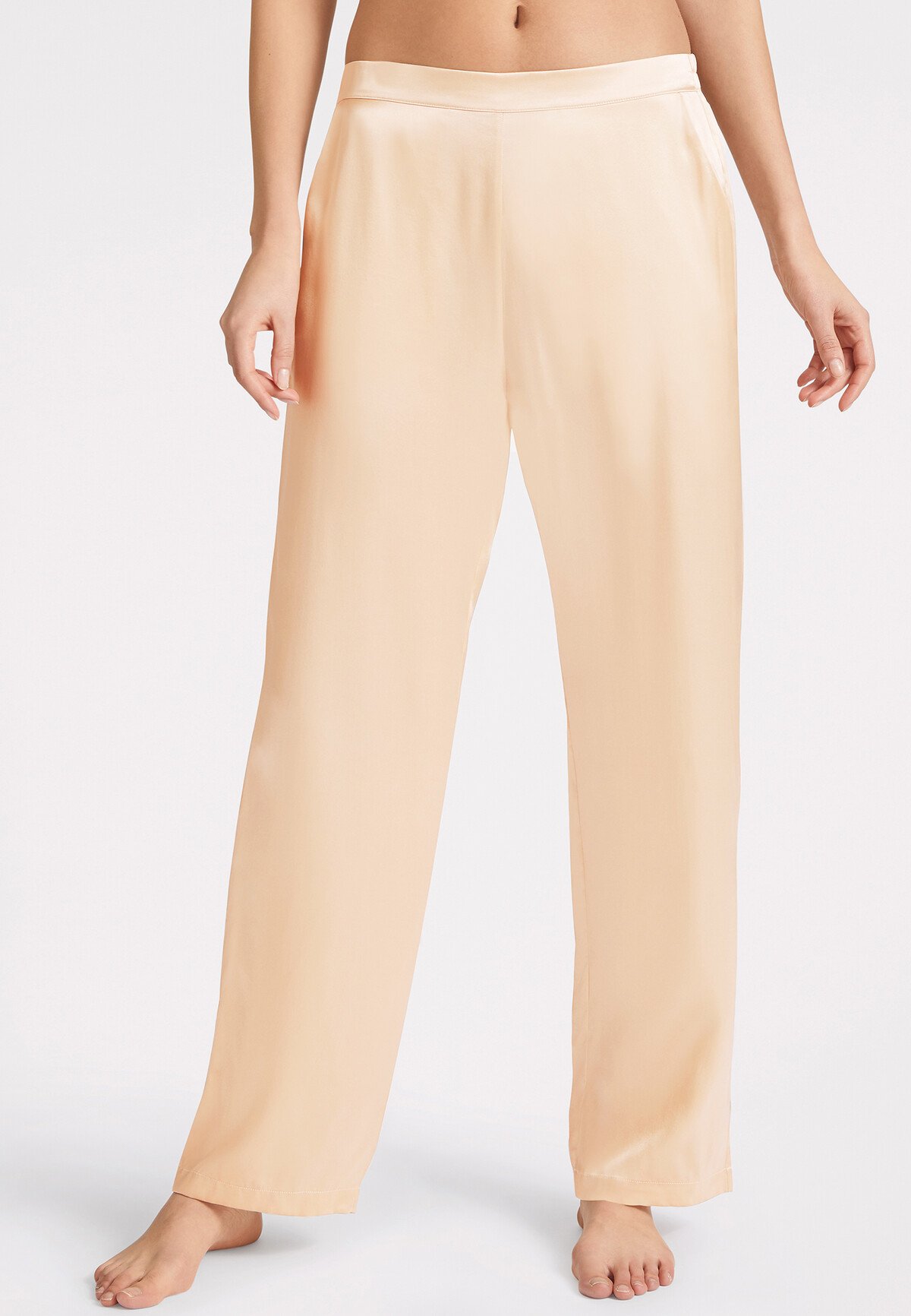 Silk trousers AUBADE White