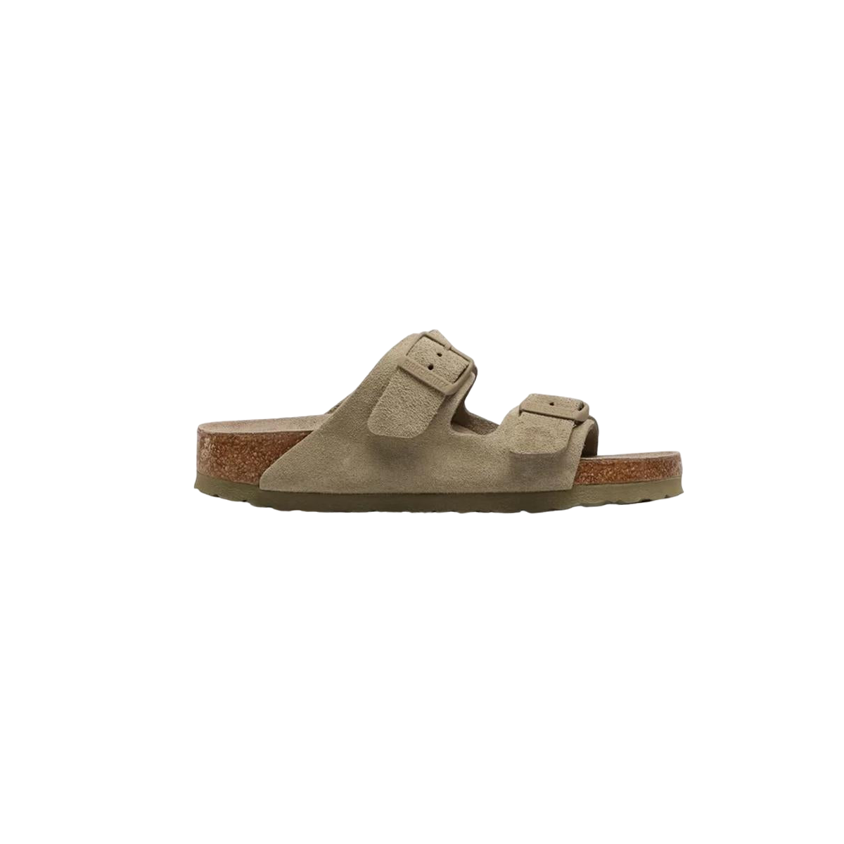 Faux leather sandals BIRKENSTOCK Grey