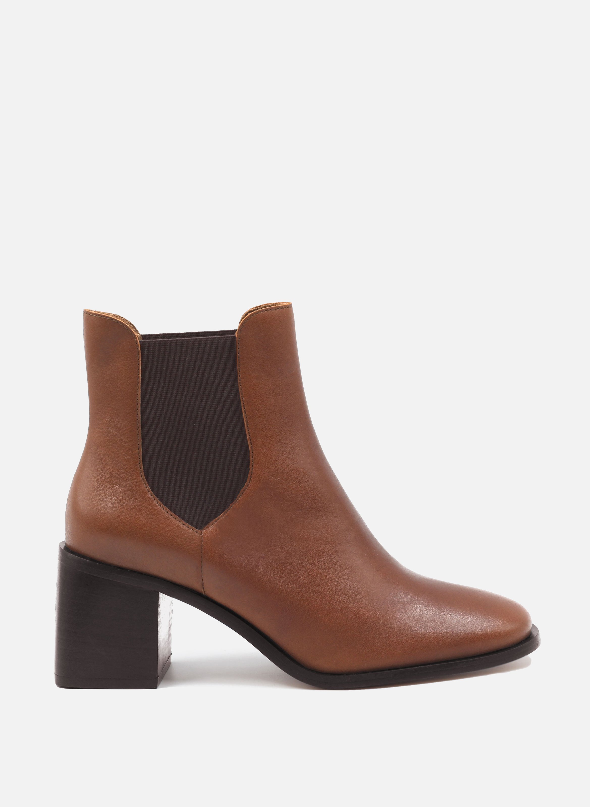 Heeled leather Chelsea boots JULES & JENN