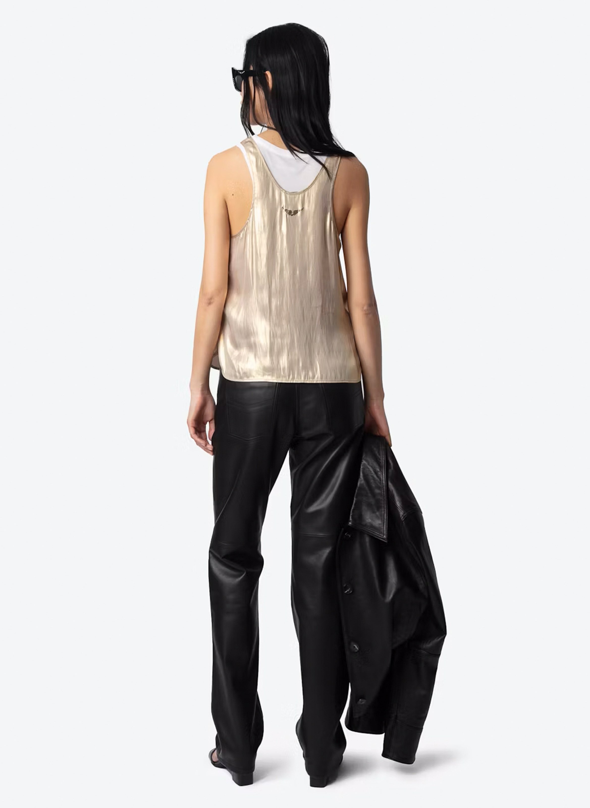 Top col rond  ZADIG&VOLTAIRE Jaune