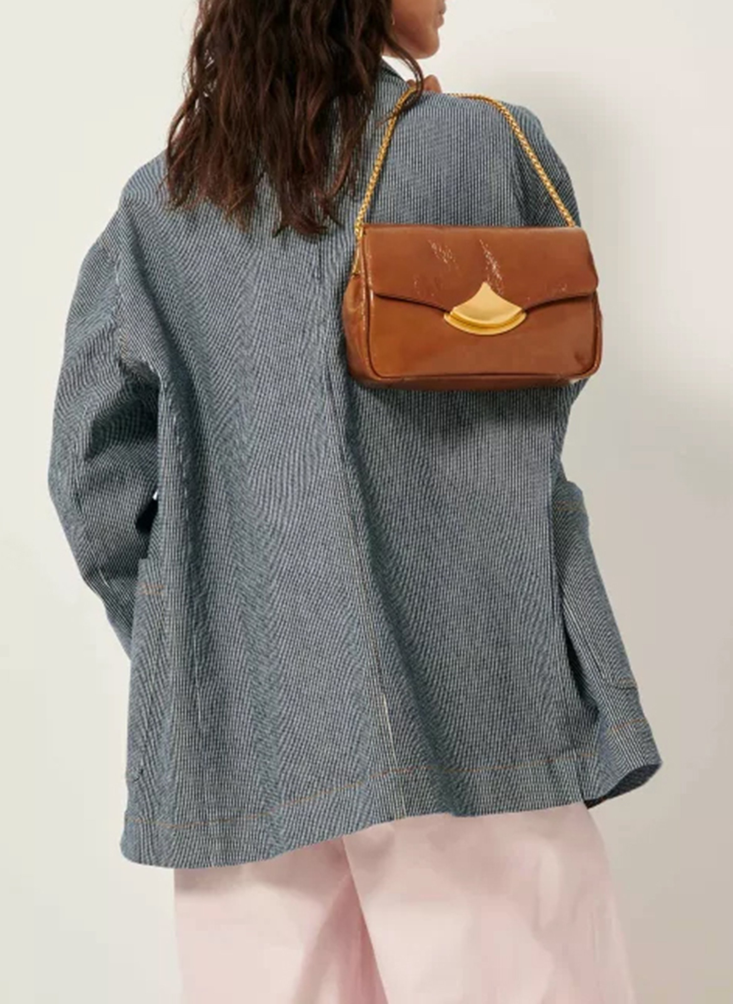 Sac bandoulière en cuir vernis SESSUN Rouge