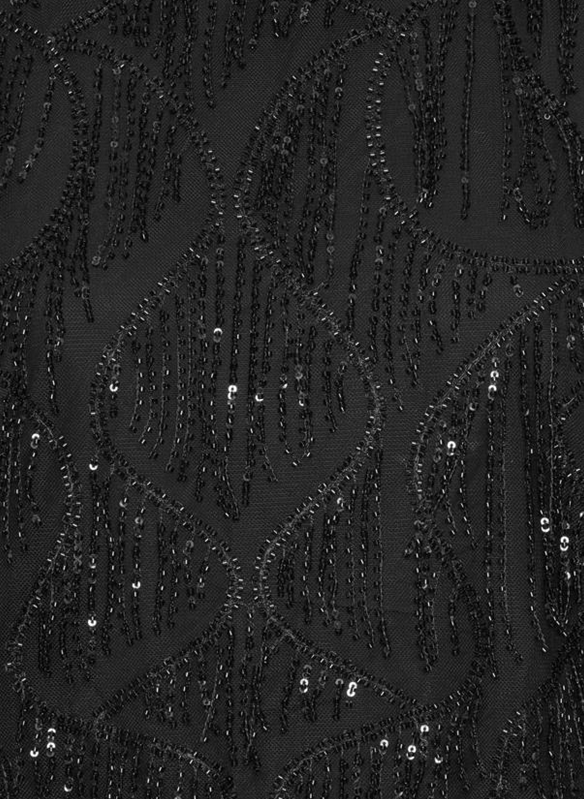 Gret - Top mit Rundhalsausschnitt und Pailletten ROTATE Schwarz