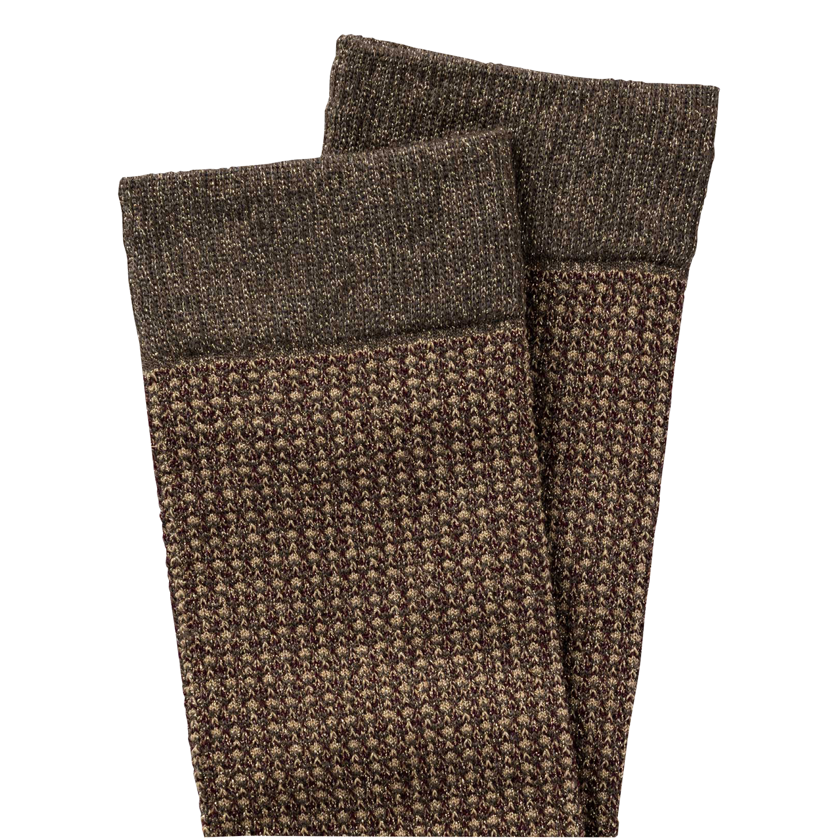 Socken mit Glanz-Effekt ROYALTIES Braun